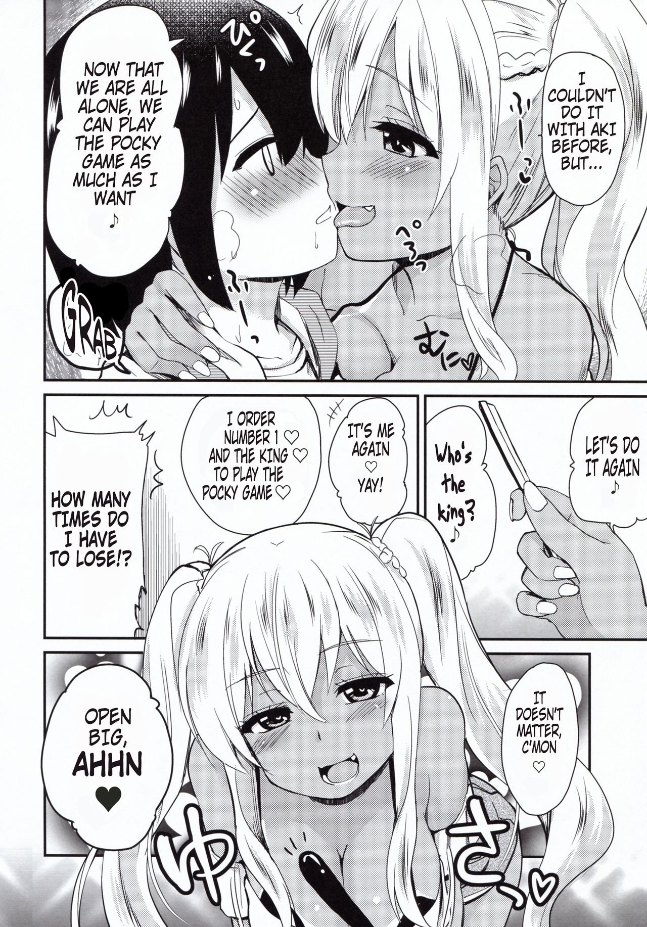Kasshoku JK Onee-san to Futari de Ou-sama Game | Playing the King's Game With a Tanned JK Onee-san page 8 full