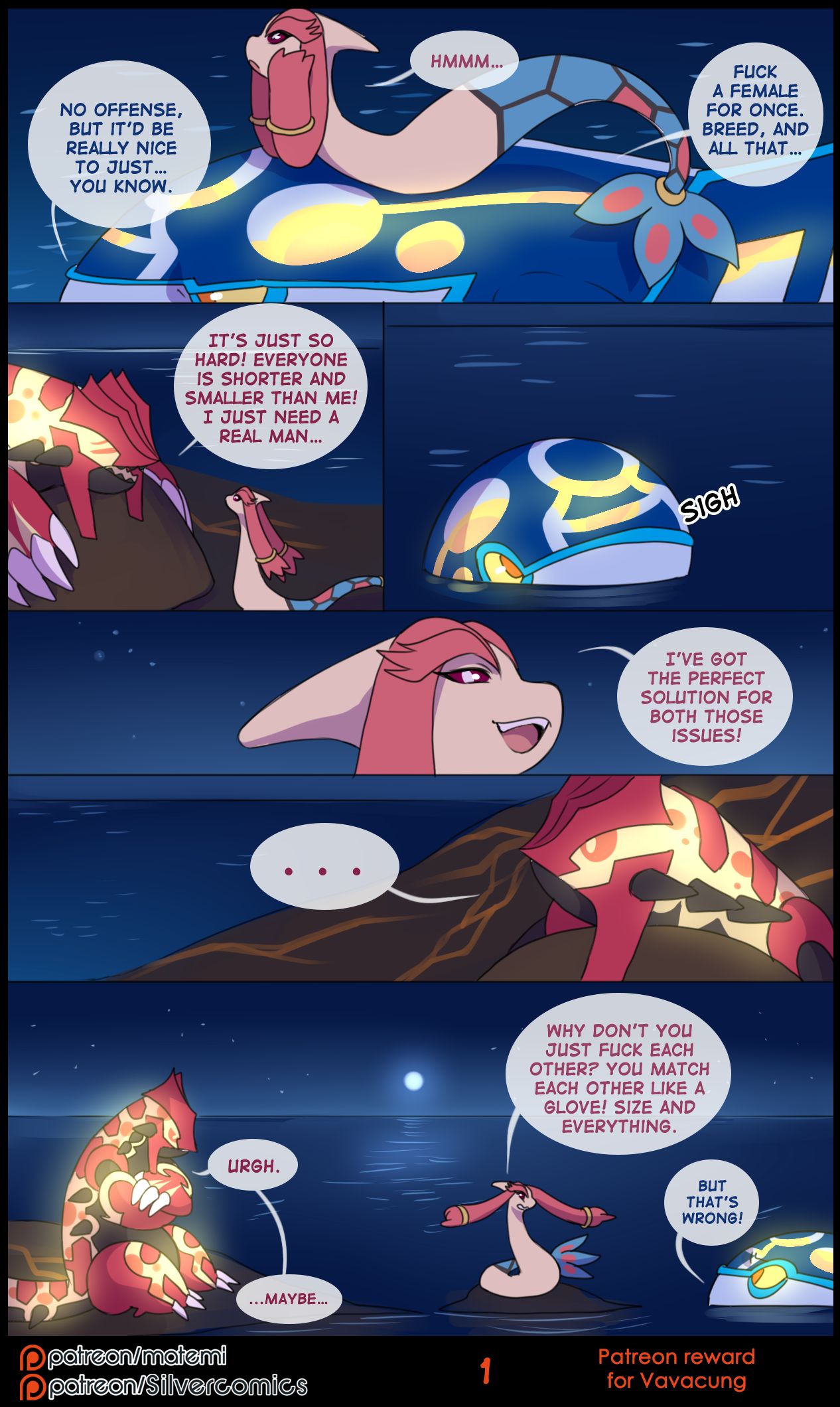 Groudon x Kyogre page 1 full