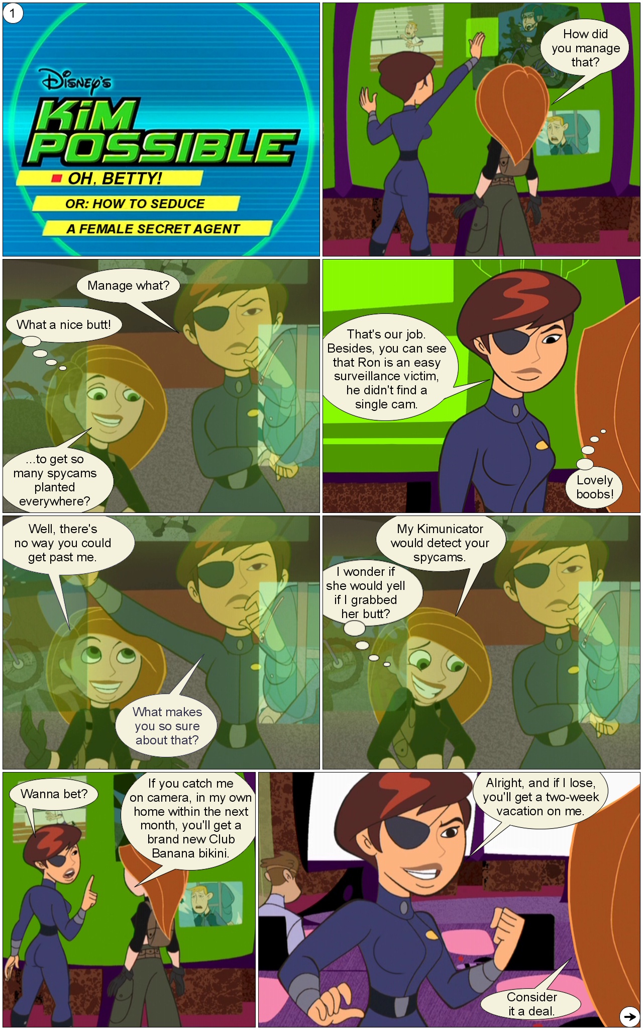 Oh, Betty! - Or: How to Seduce a Female Secret Agent page 2 full
