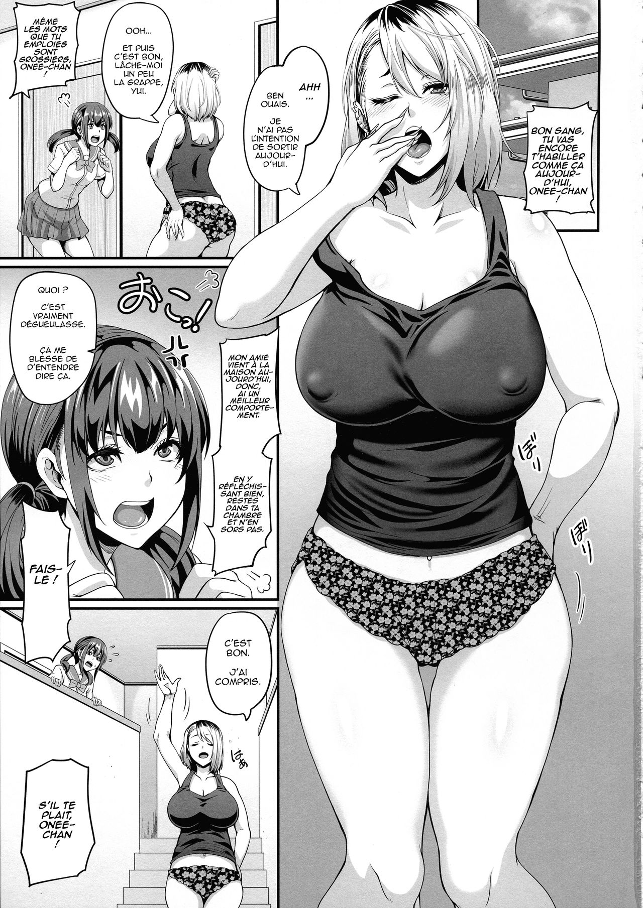 Kanojo no Ane wa Gal de Bitch de Yariman de | Her Sister's a Gyaru a Bitch and a Slut page 3 full