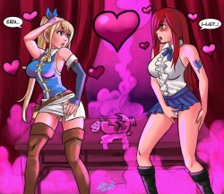 Fairy Tail Lesbian Hentai - Lesbian Love Potion - IMHentai