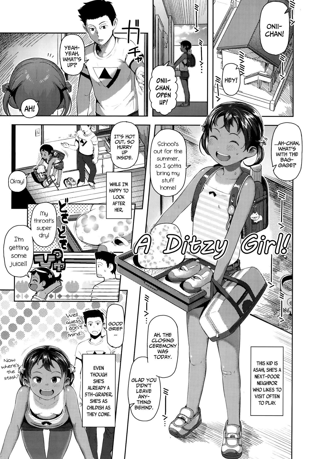 Uma-Shika-Chan! | A Ditzy Girl! page 1 full