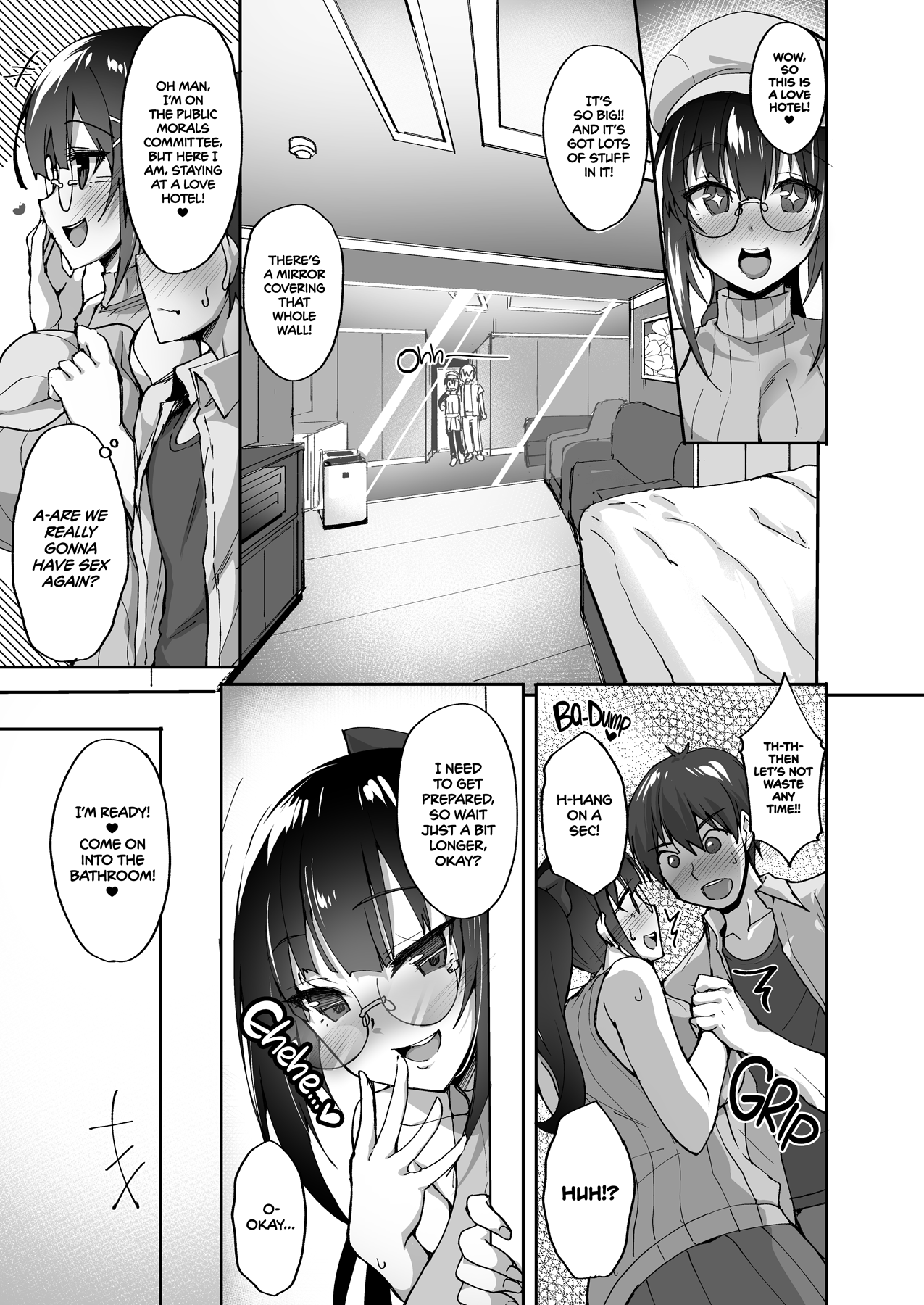 Chishojo Fuuki Iin no Minna ni Ienai Inbi na Onegai 2 | The Perverted Virgin Public Morals Committee Member’s Secret Naughty Request 2 page 5 full