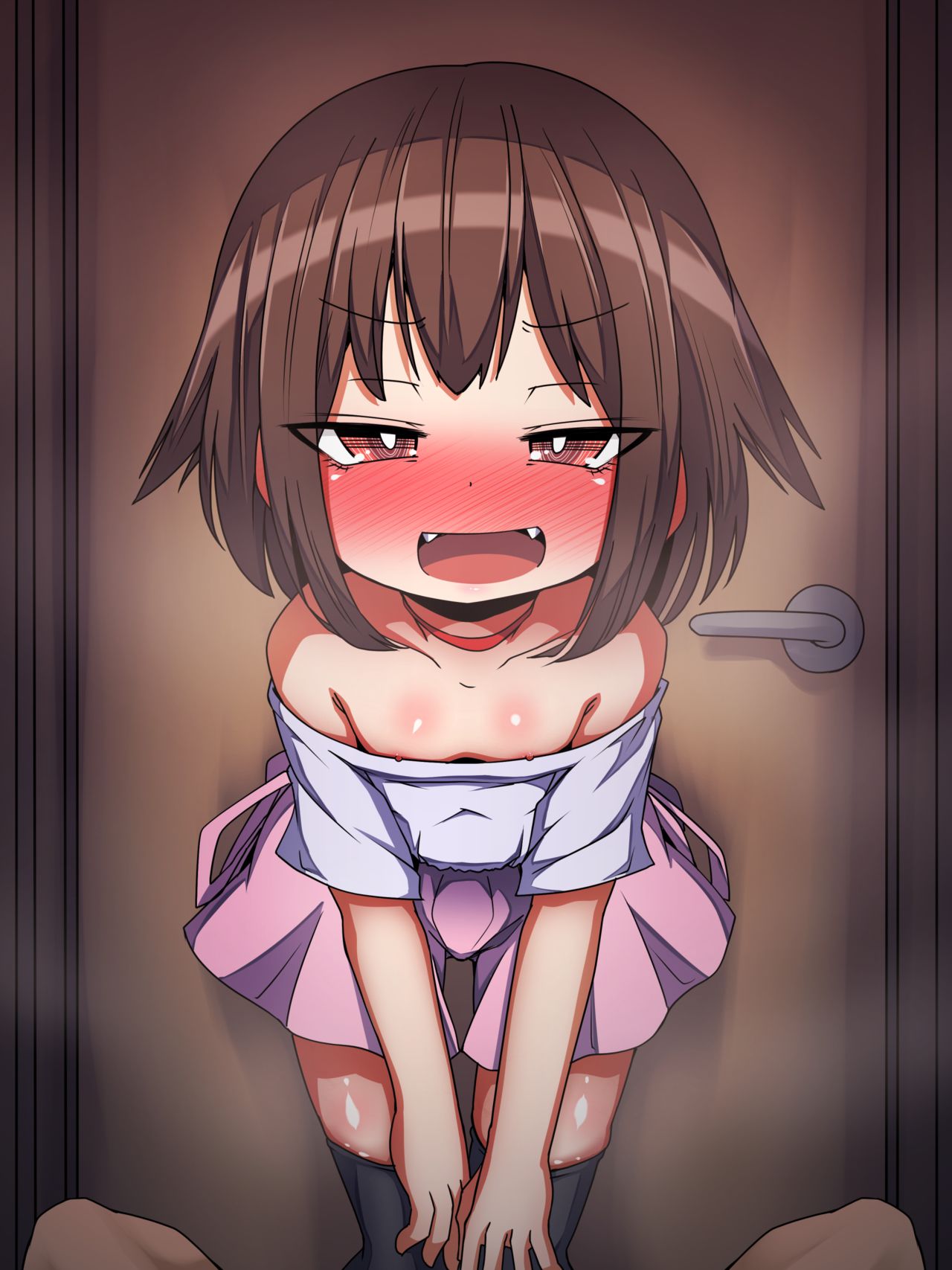 Kareshi no Ie no Toilet de Guuzen Otou-san to Issho ni Natta kara Tsuide ni Kouryaku Shiyou to Suru Megitsune JS page 6 full