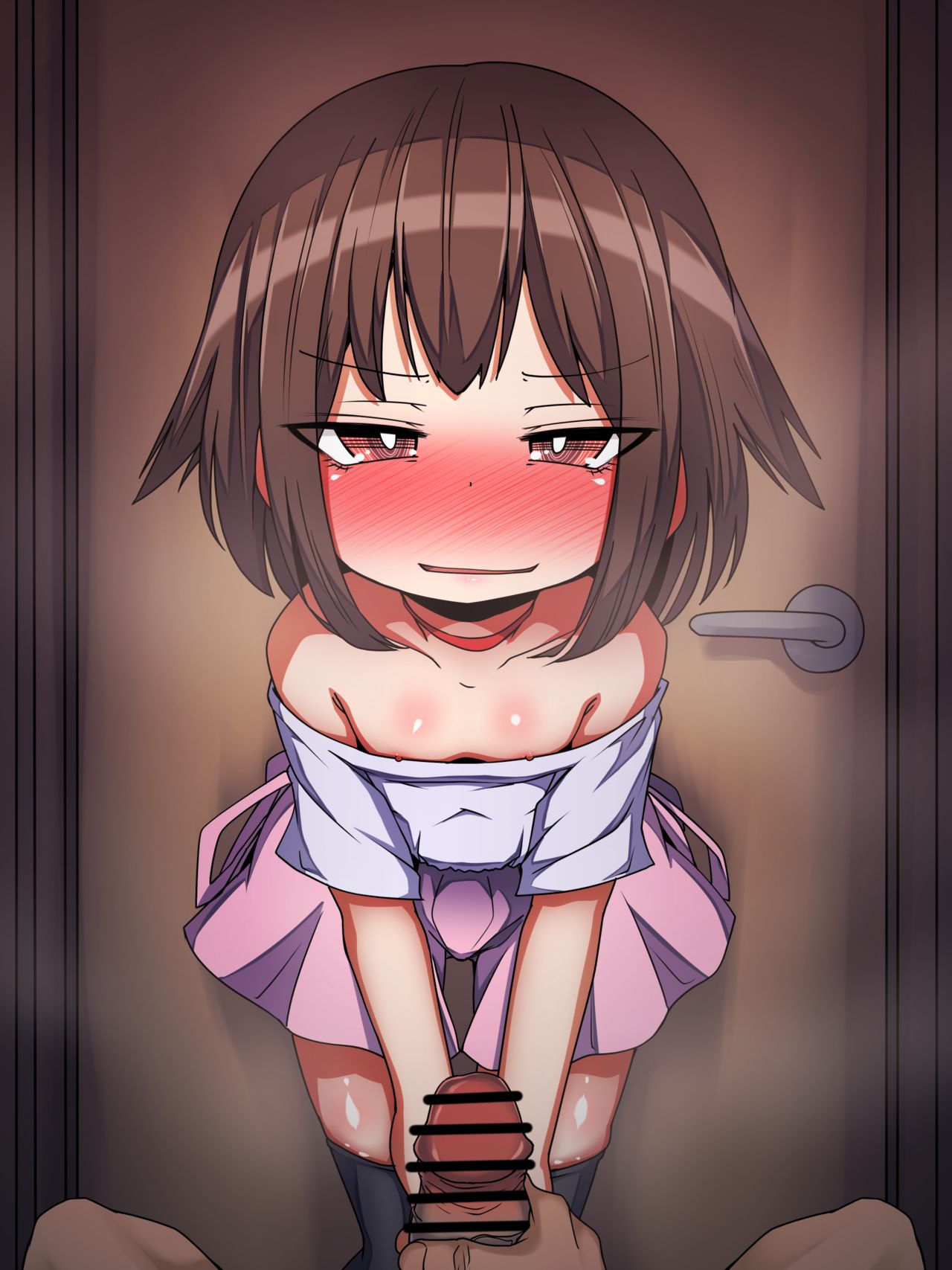 Kareshi no Ie no Toilet de Guuzen Otou-san to Issho ni Natta kara Tsuide ni Kouryaku Shiyou to Suru Megitsune JS page 7 full
