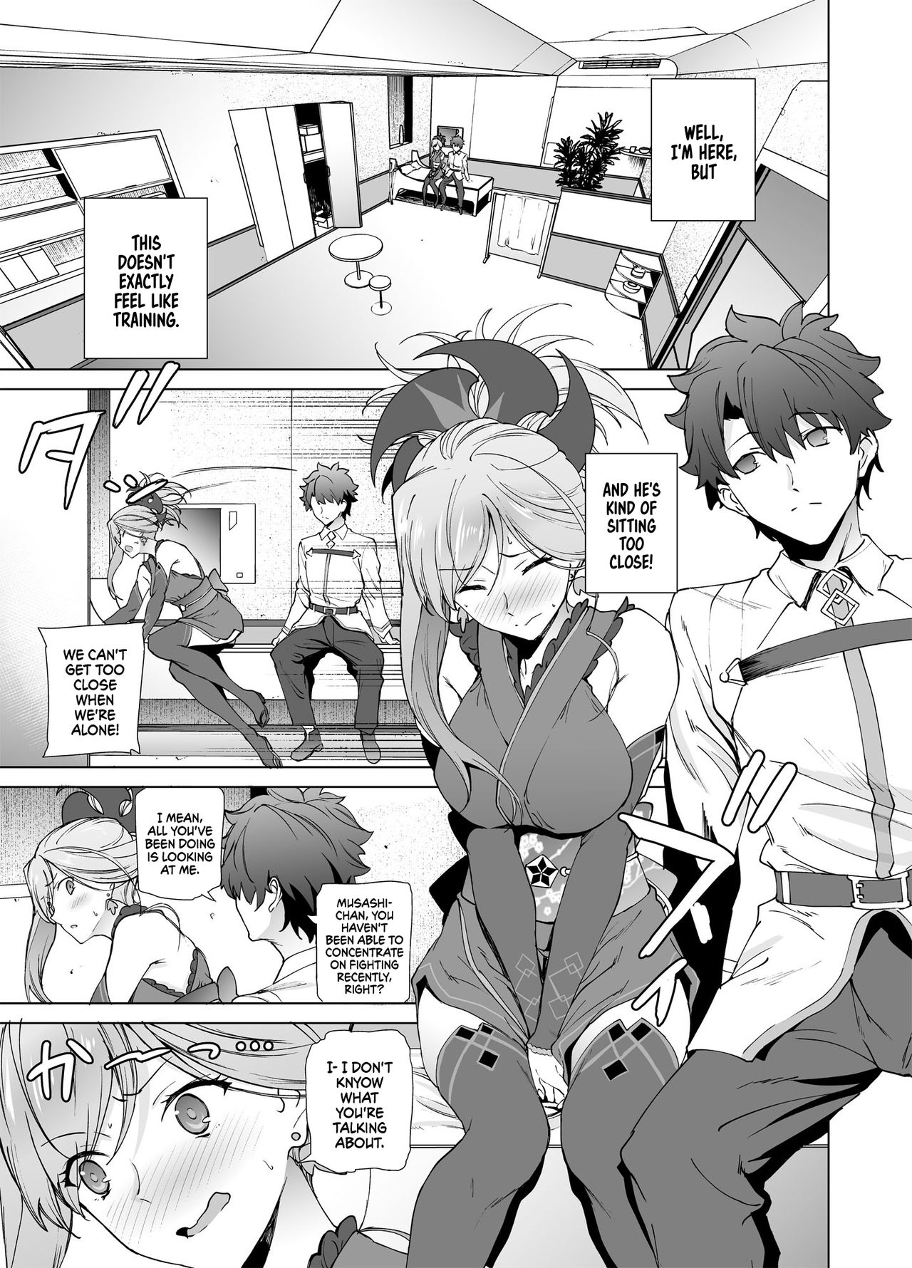 Musashi-chan, Mada da yo. | It's not over yet, Musashi-chan. page 4 full