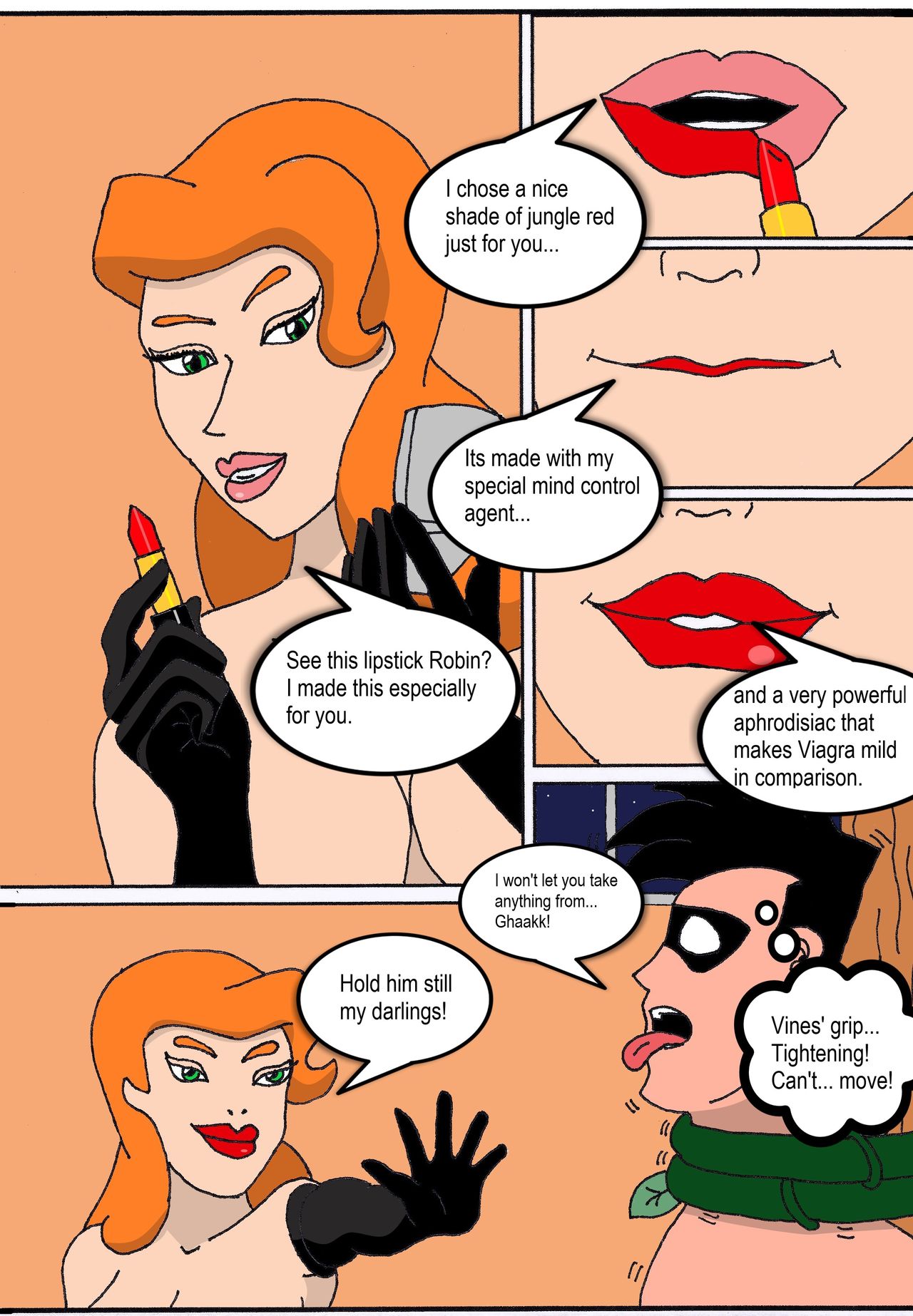 Poison Ivy & Robin: Elicitation of his Intimate Seed page 10 full
