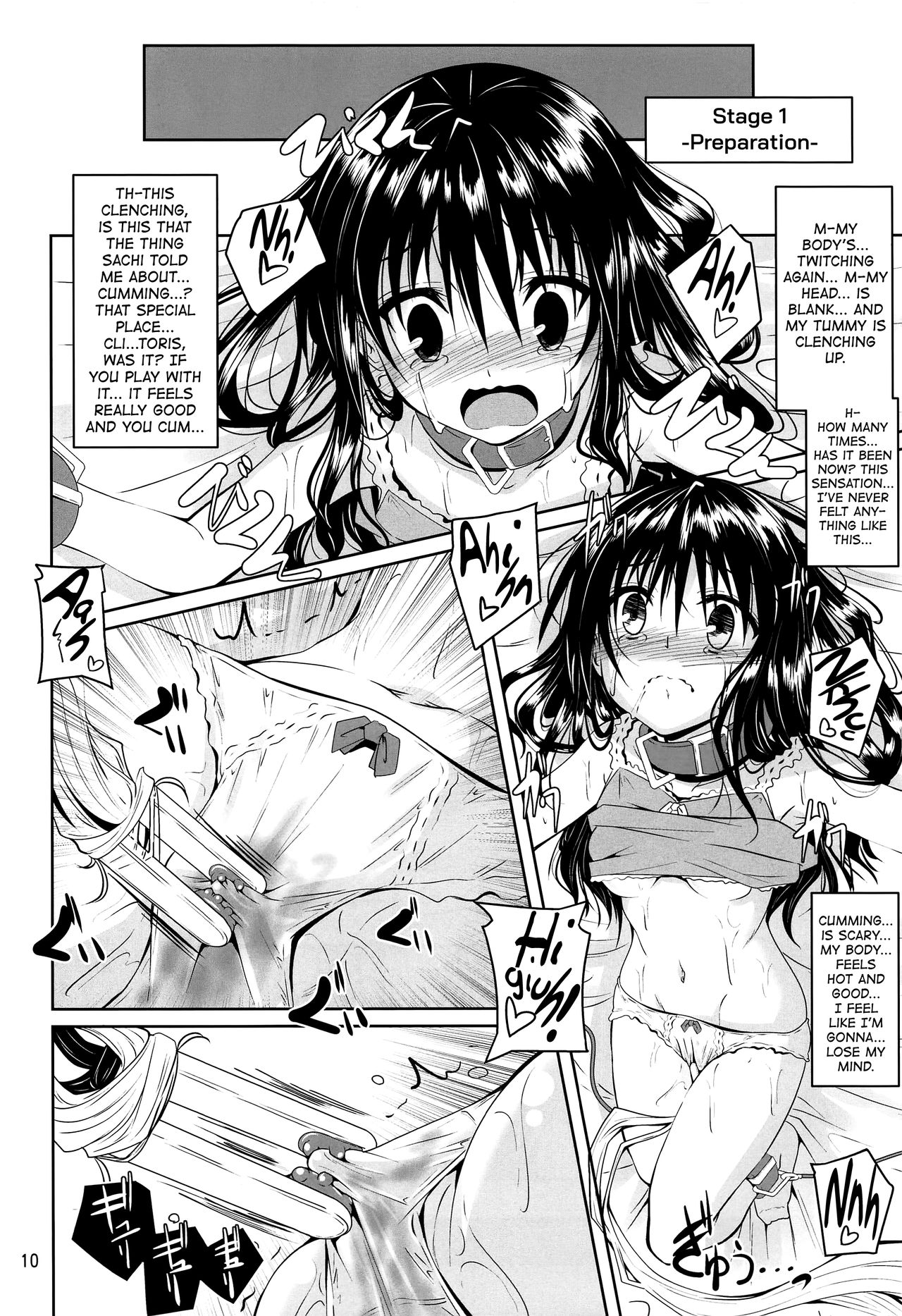 Kousoku Sareta Mikan ga Choukyou Game Clear o Ganbaru Hanashi | How a bonded Mikan does her best to clear a sexual training game page 9 full