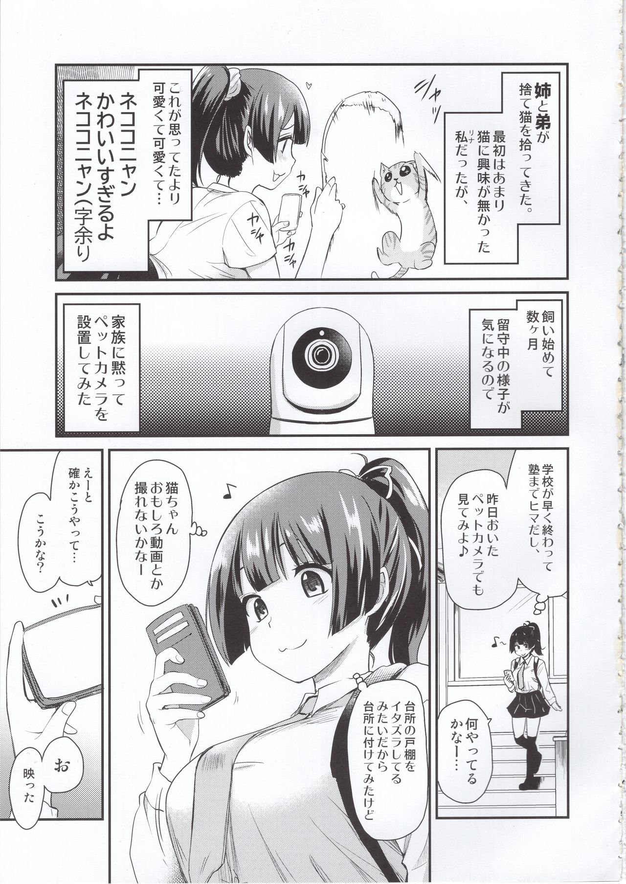 Pet Mimamori Camera ni Ane to Otouto no Sex ga Utsutteta. page 4 full