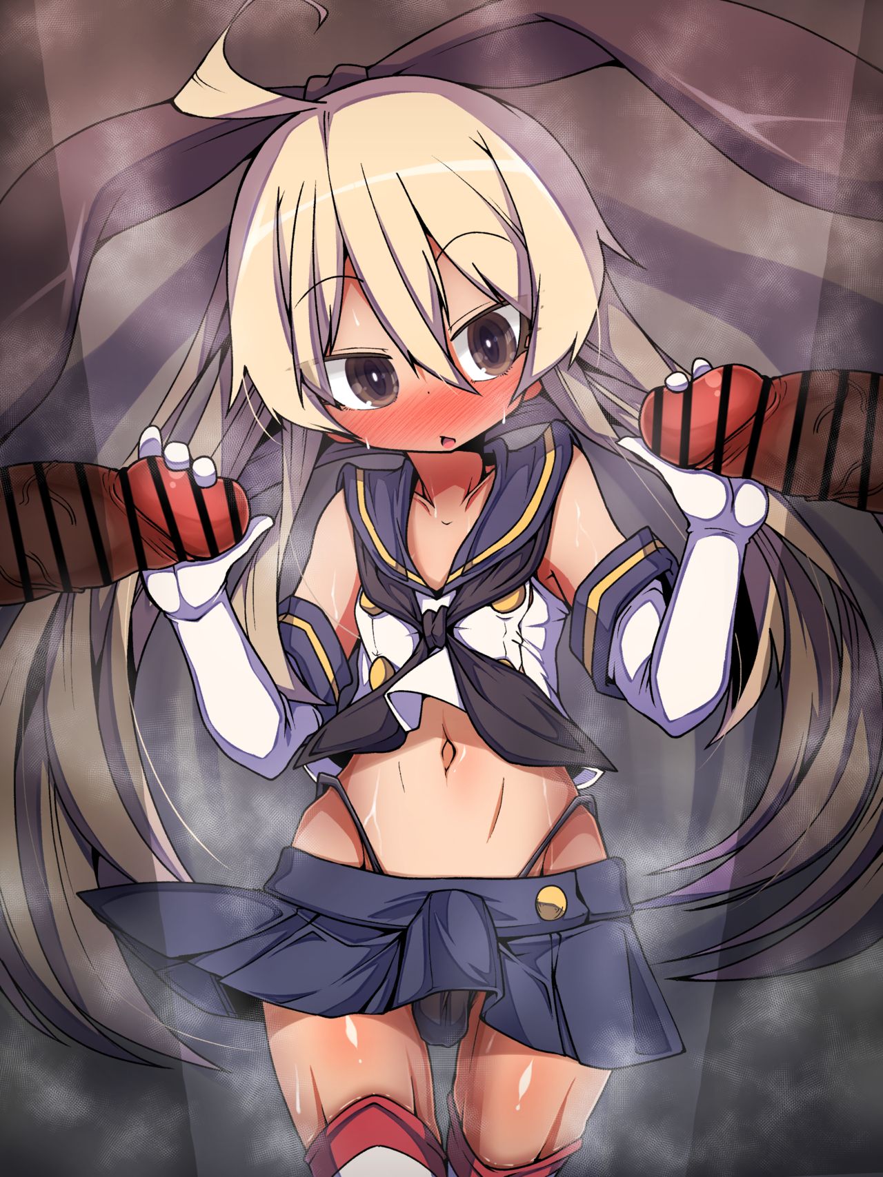 Event Go Ojisan-tachi ni Sasoware Chotto Sono Ki ni Natte kita Shimakaze-kun Cosplay page 9 full