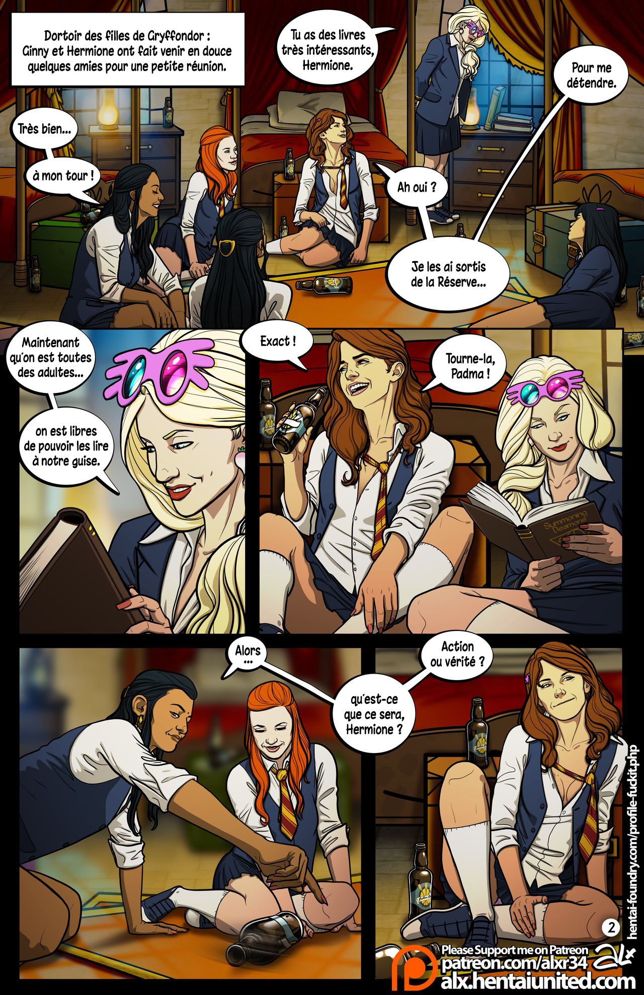 Meanwhile in Hogwarts - Truth or Dare page 3 full