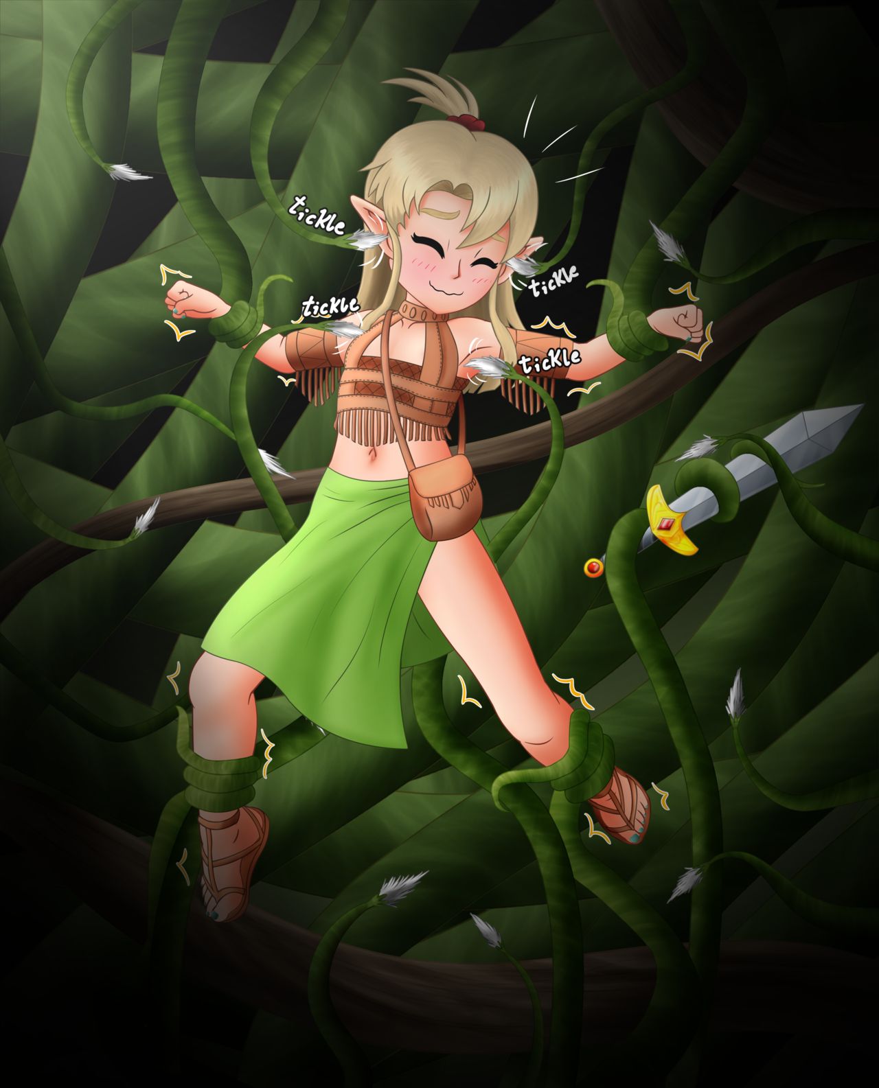 Elaria Caught in Vines page 4 full