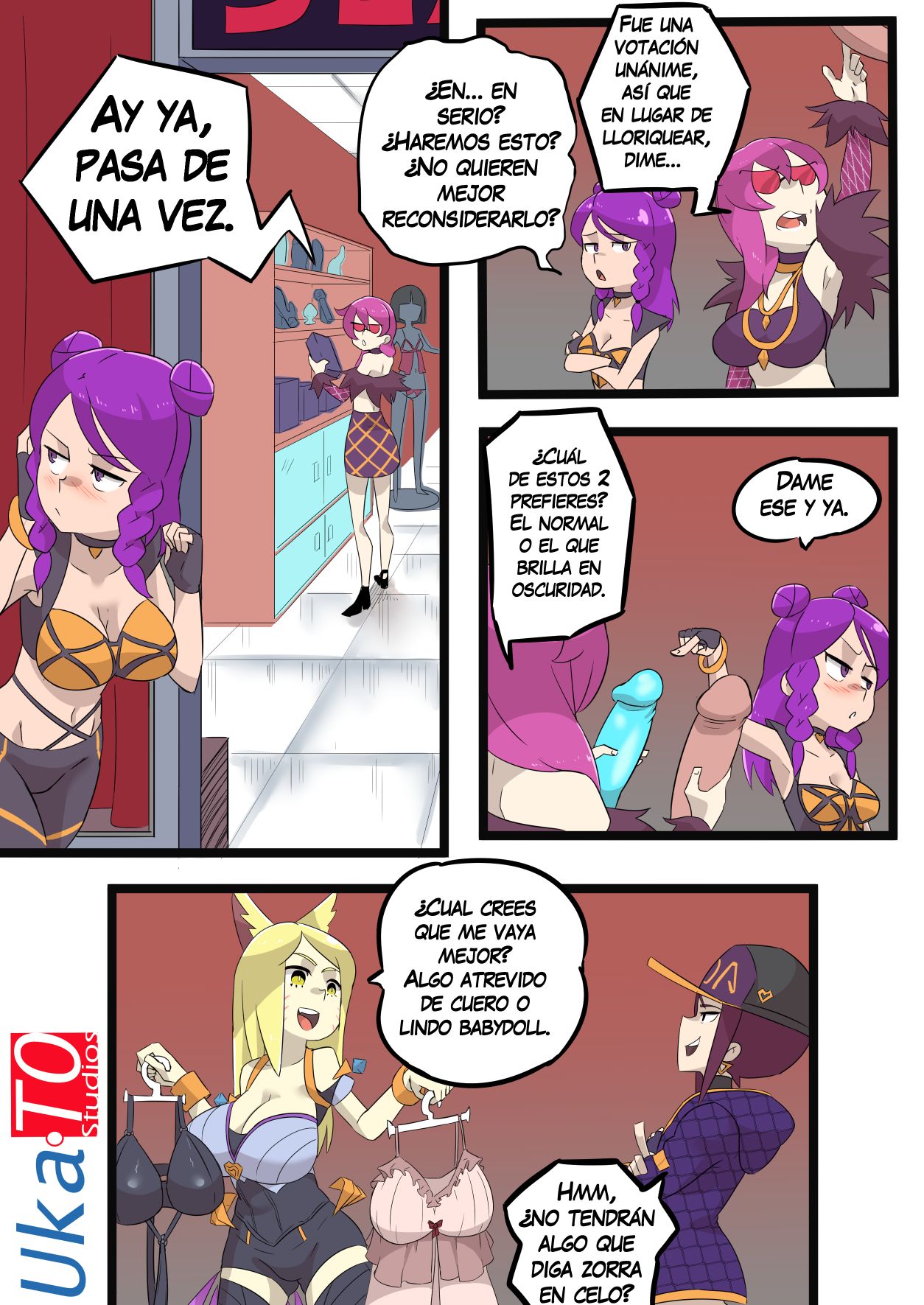 K/DA  Girls Night Out page 1 full