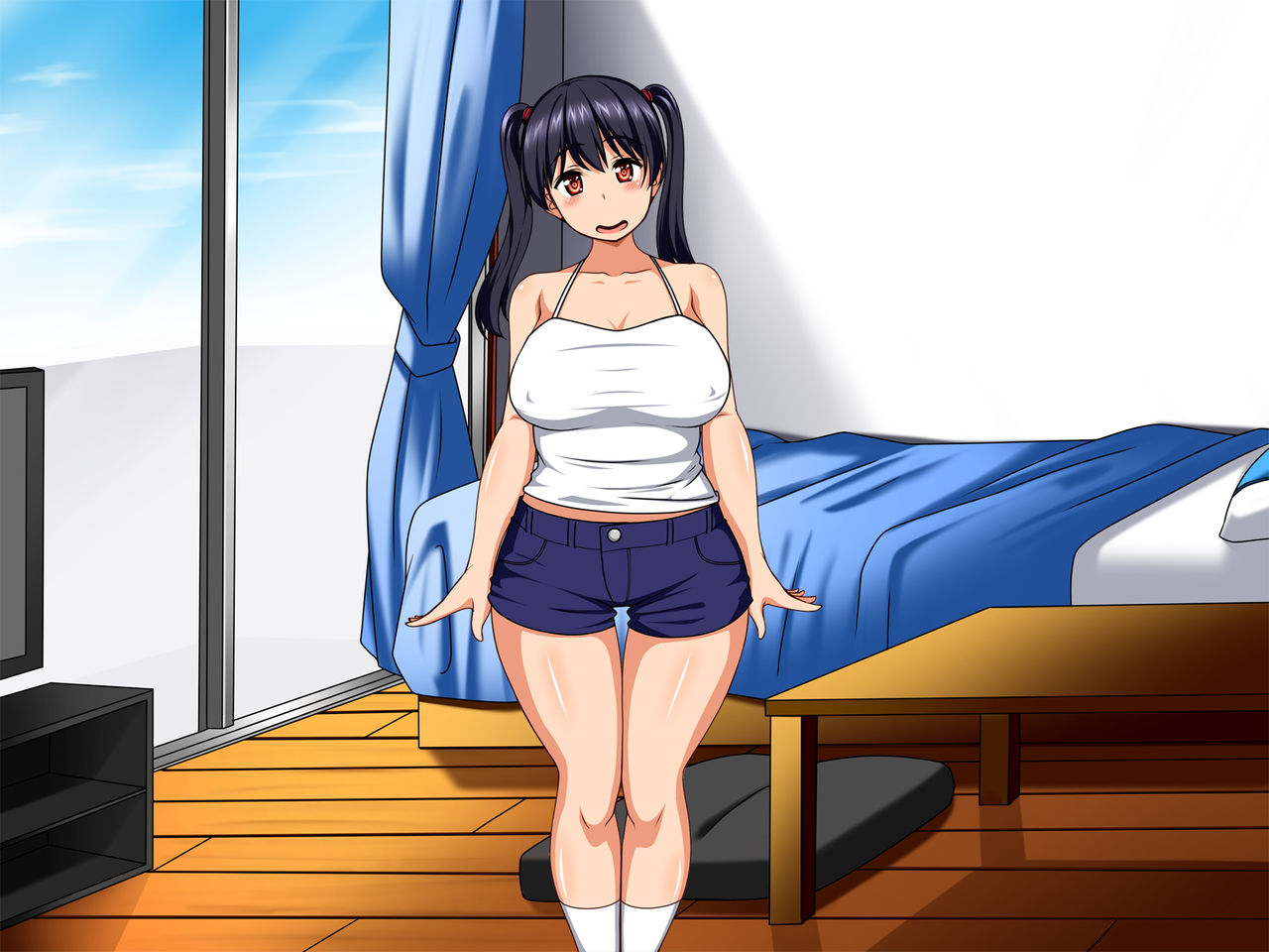 Meikko to H na Natsuyasumi ~Tomari ni Kita Mei to Sukebe na Asobi o Shichau Hanashi~ page 3 full
