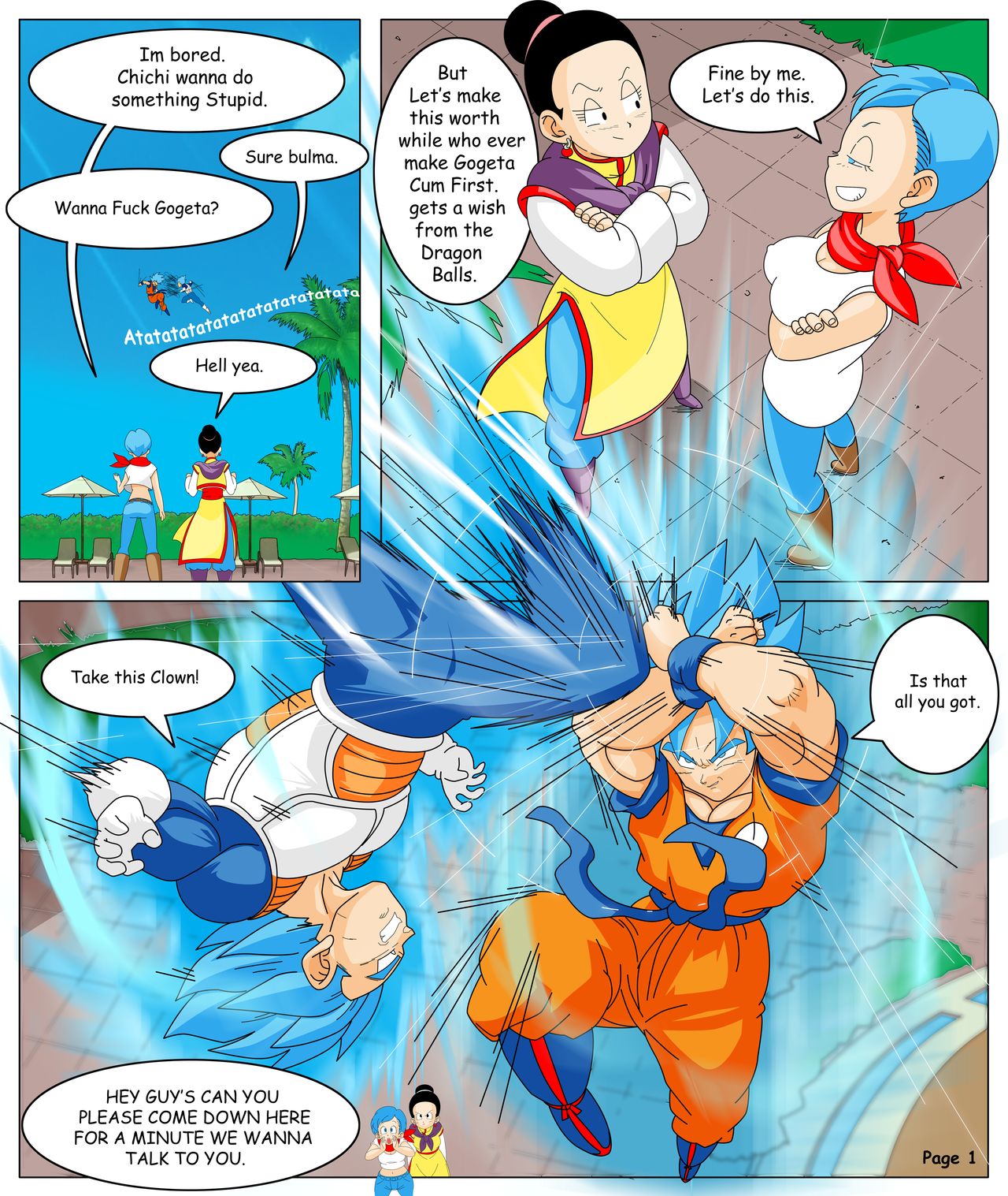 Dragon Ball Yamete: Gogeta Saga page 10 full