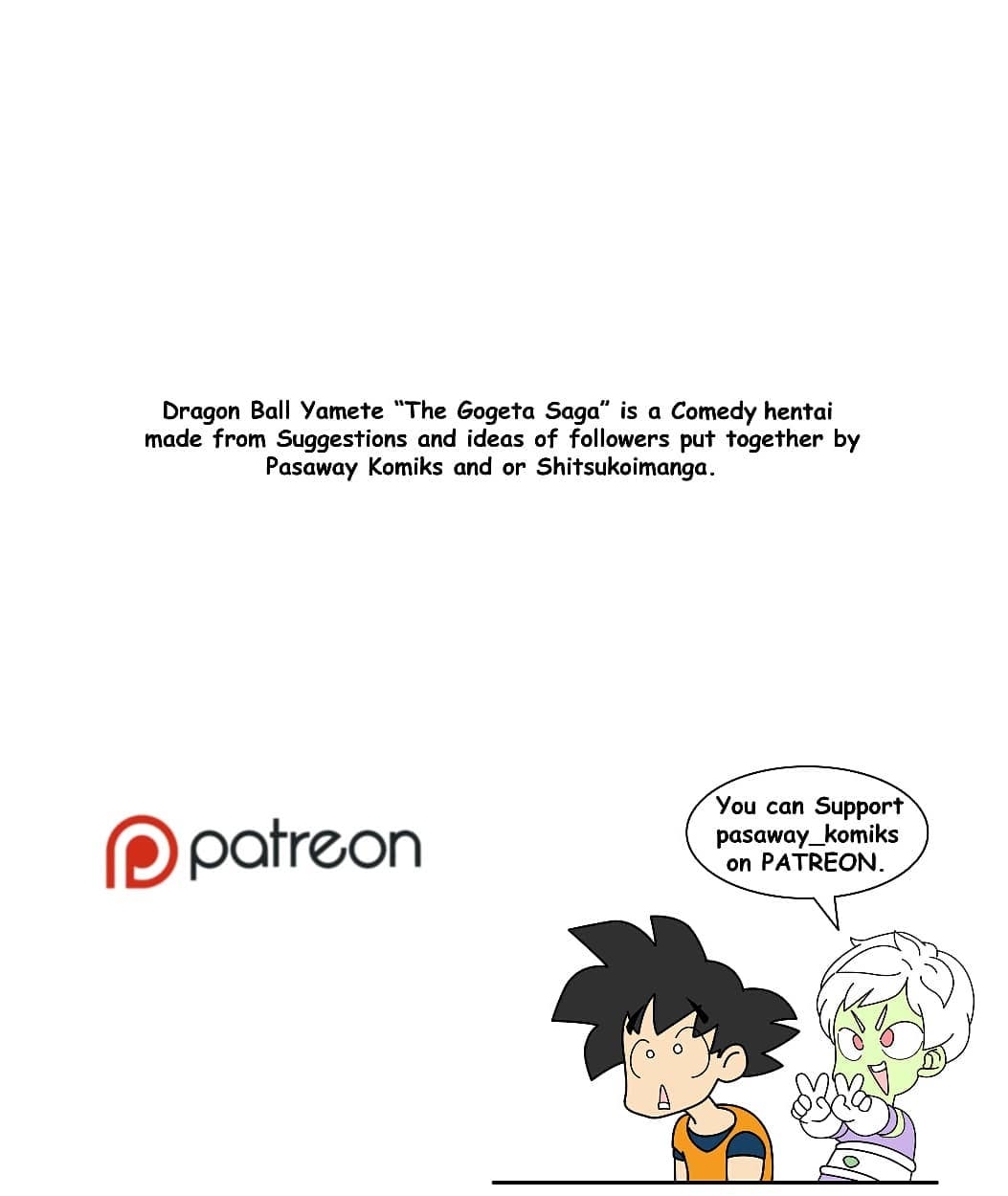 Dragon Ball Yamete: Gogeta Saga page 2 full