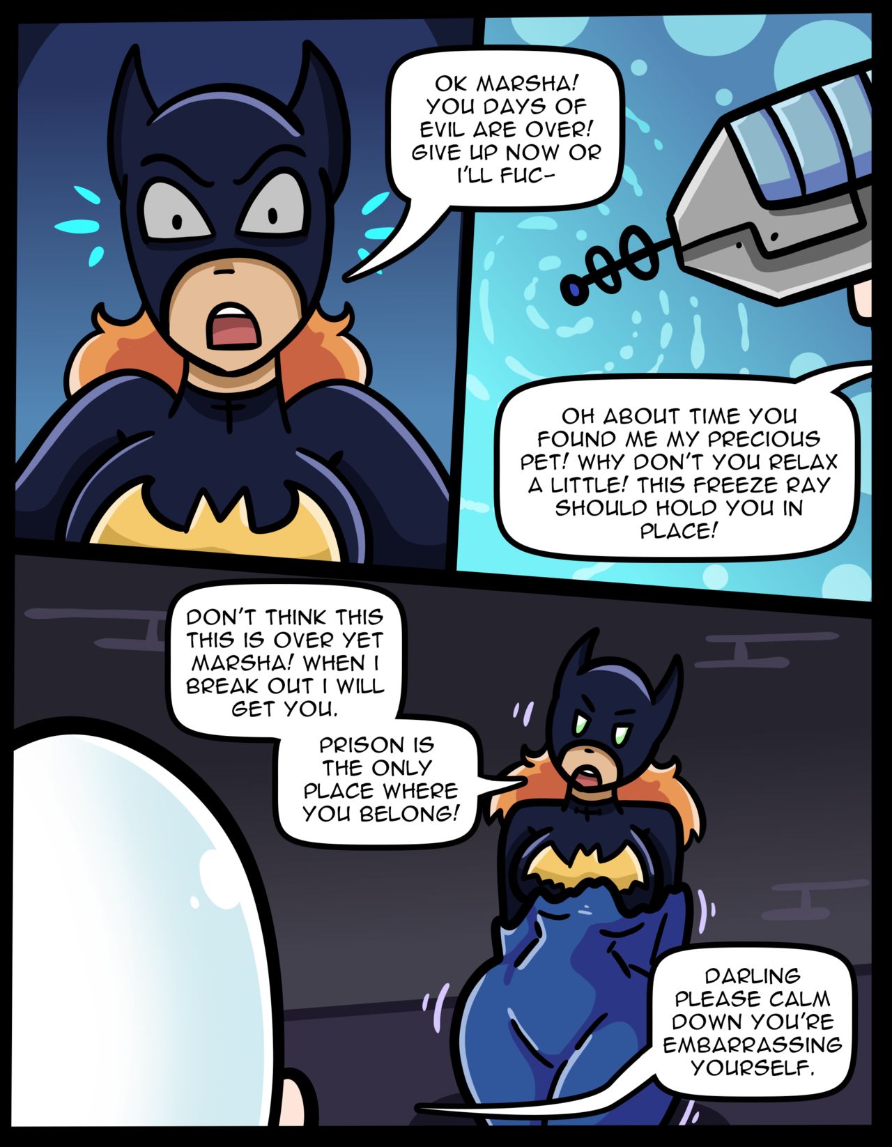 Marsha & Batgirl page 1 full