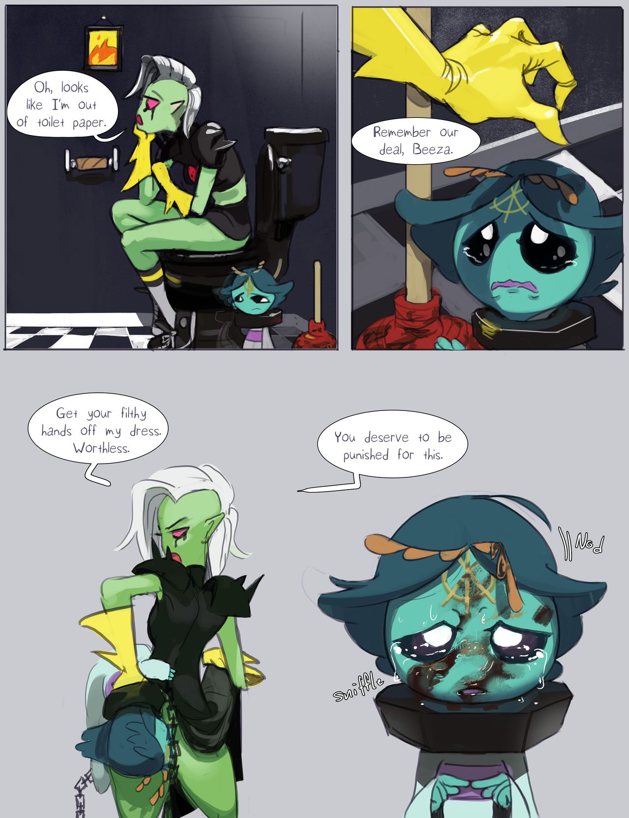 Lord Dominator SHITS on Beeza page 3 full