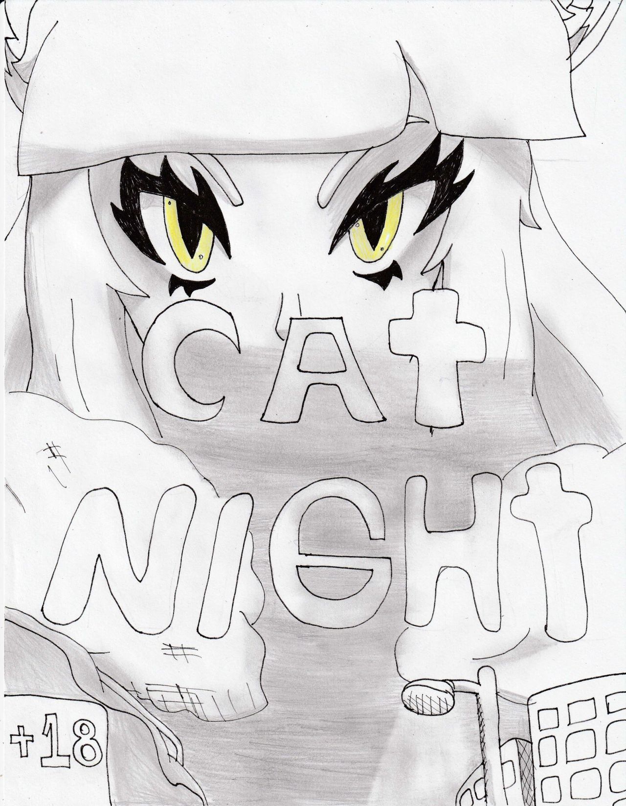 Cat Night page 1 full