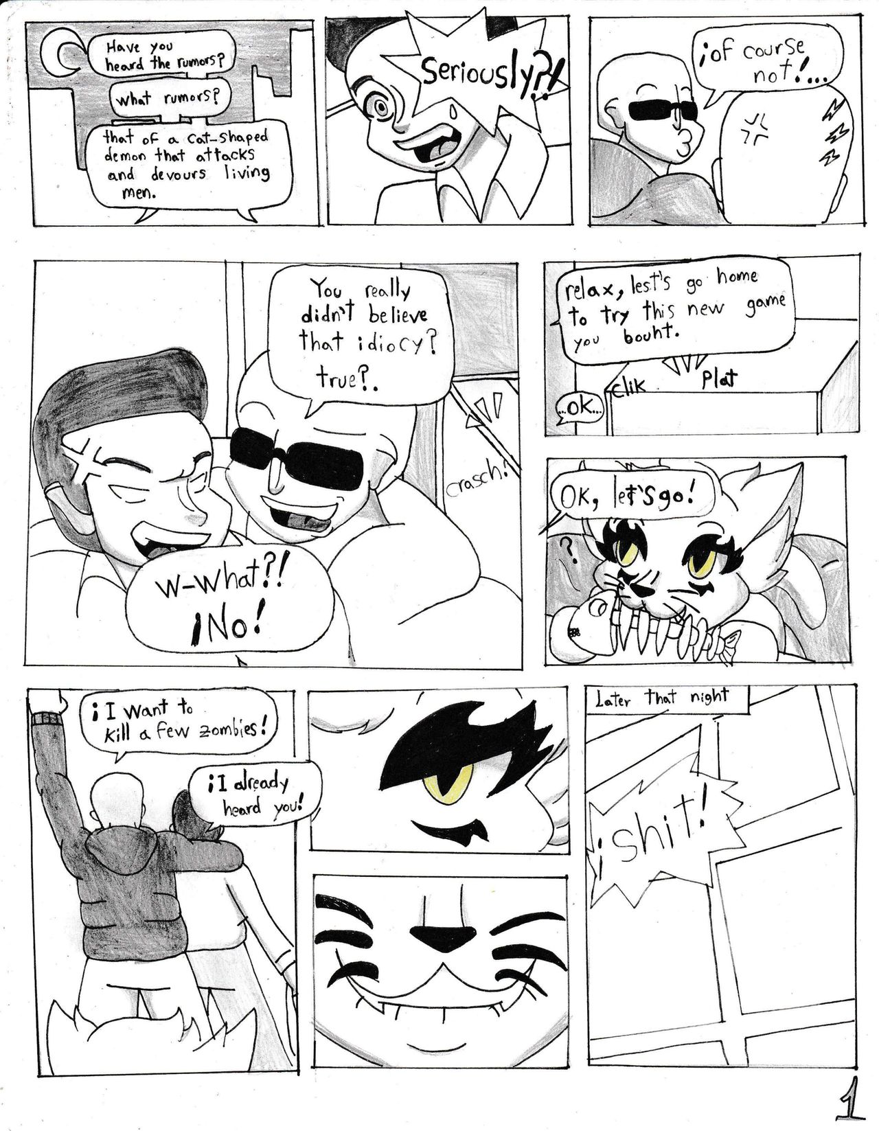 Cat Night page 2 full