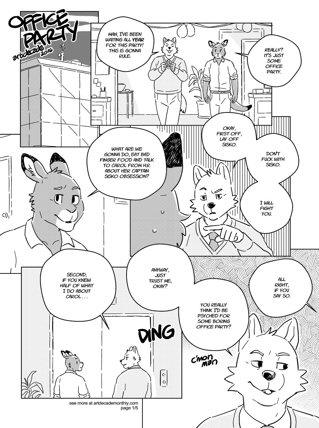 Office Party page 1 full