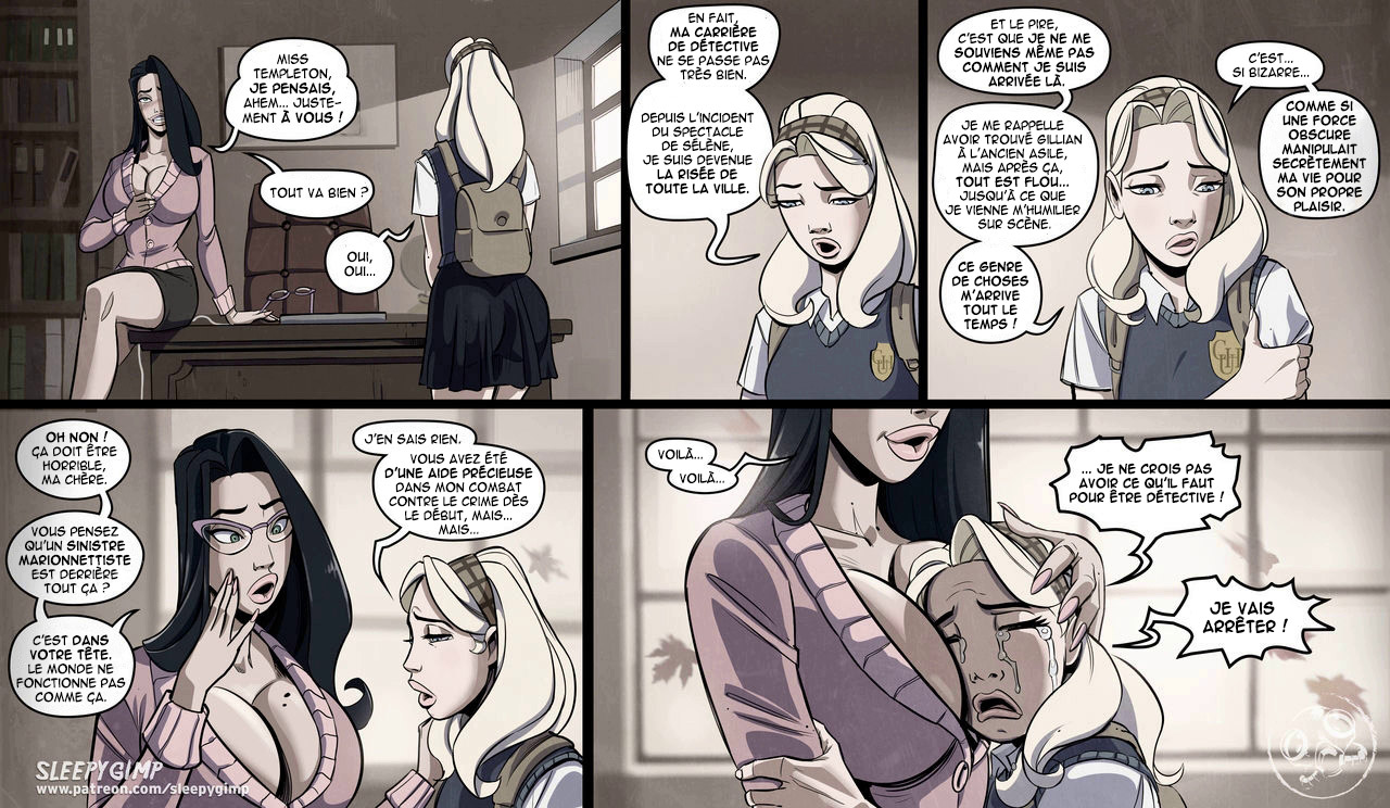 Nancy Templeton in "Girl Detective No More !" page 4 full