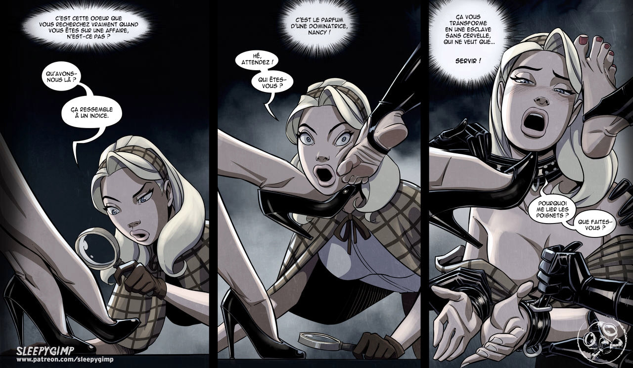 Nancy Templeton in "Girl Detective No More !" page 8 full