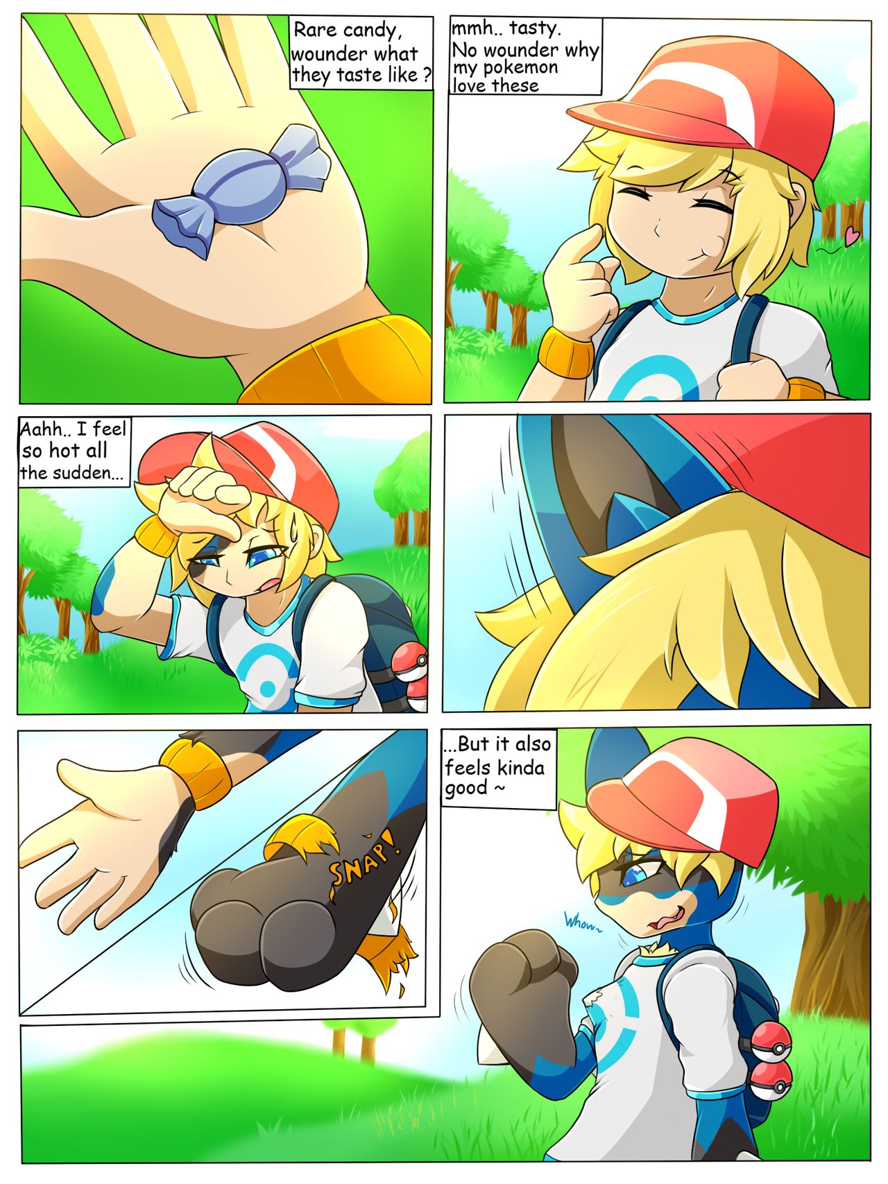 Lucario TF Comic page 1 full