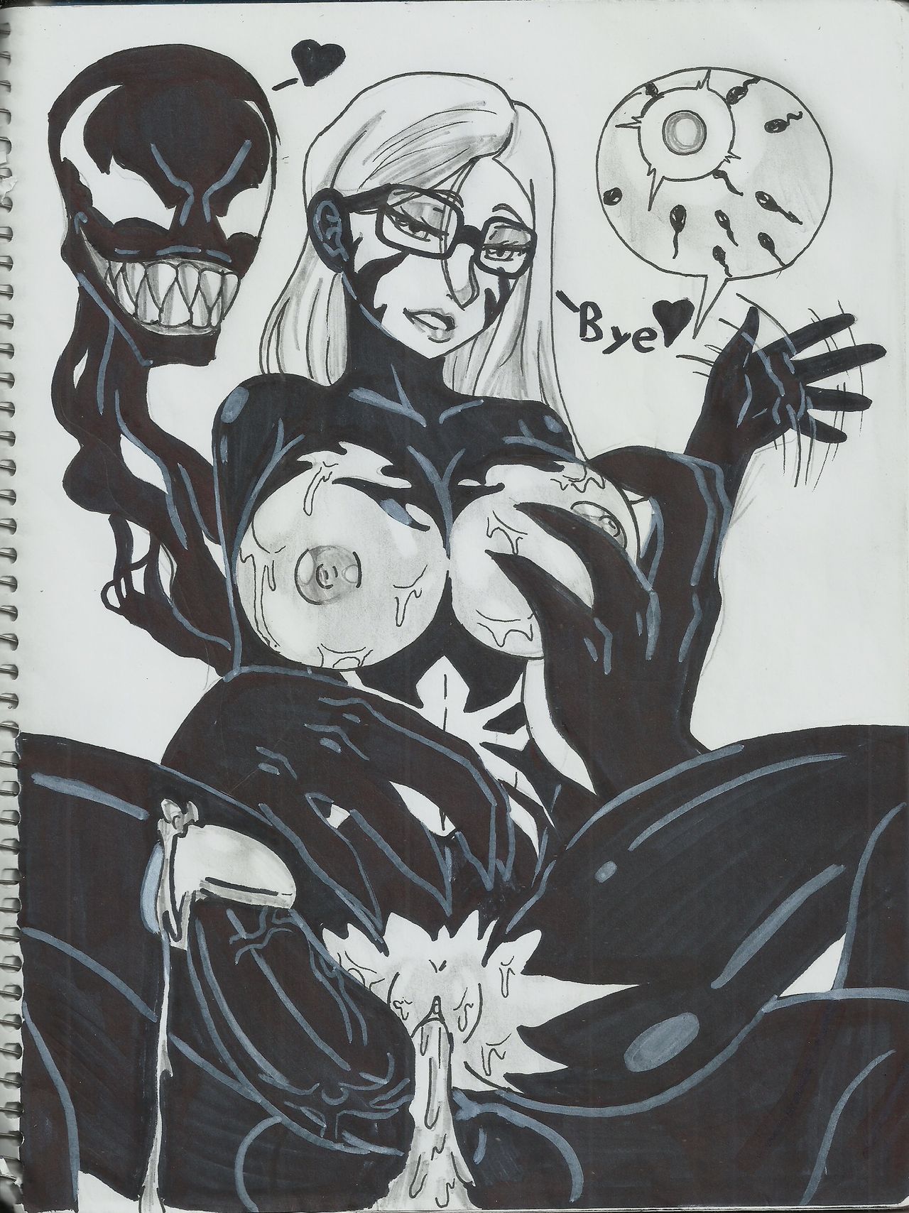Inktober: Venom x MJ page 5 full