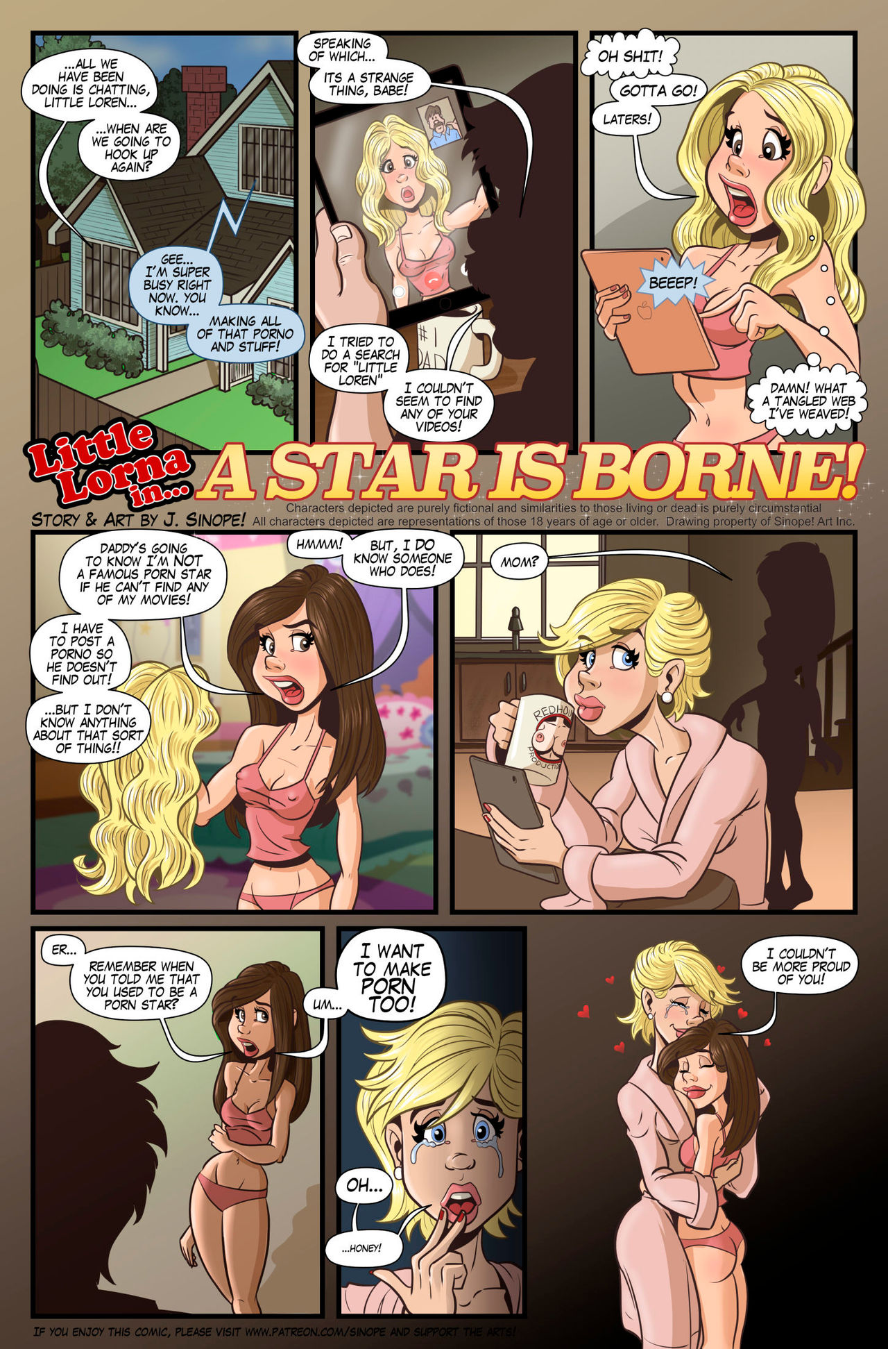 Little Lorna in... A Star Is Born! page 1 full