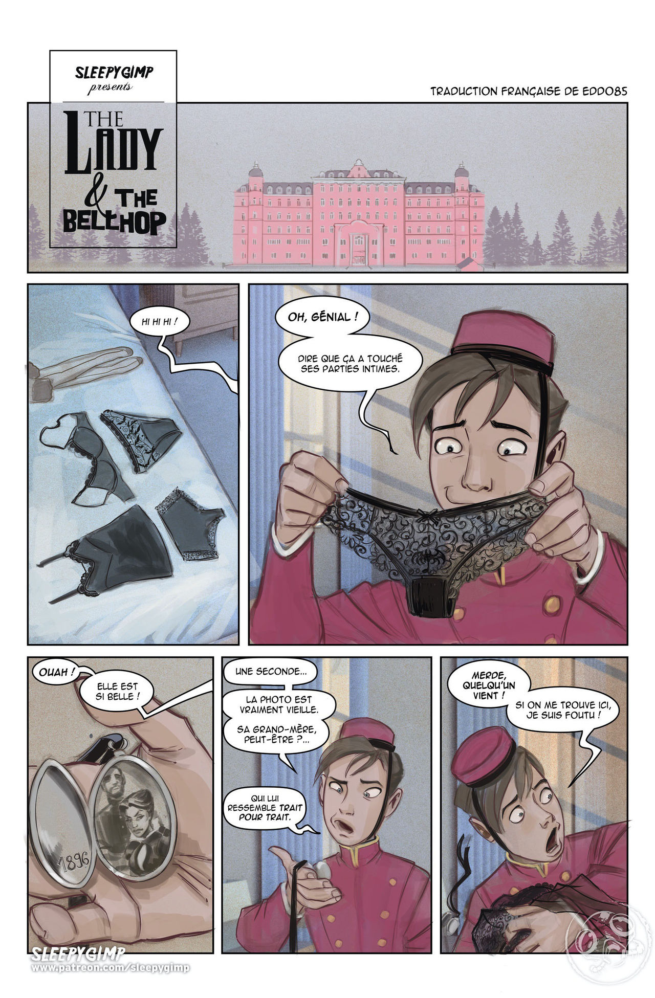 Lady and Bellhop page 1 full