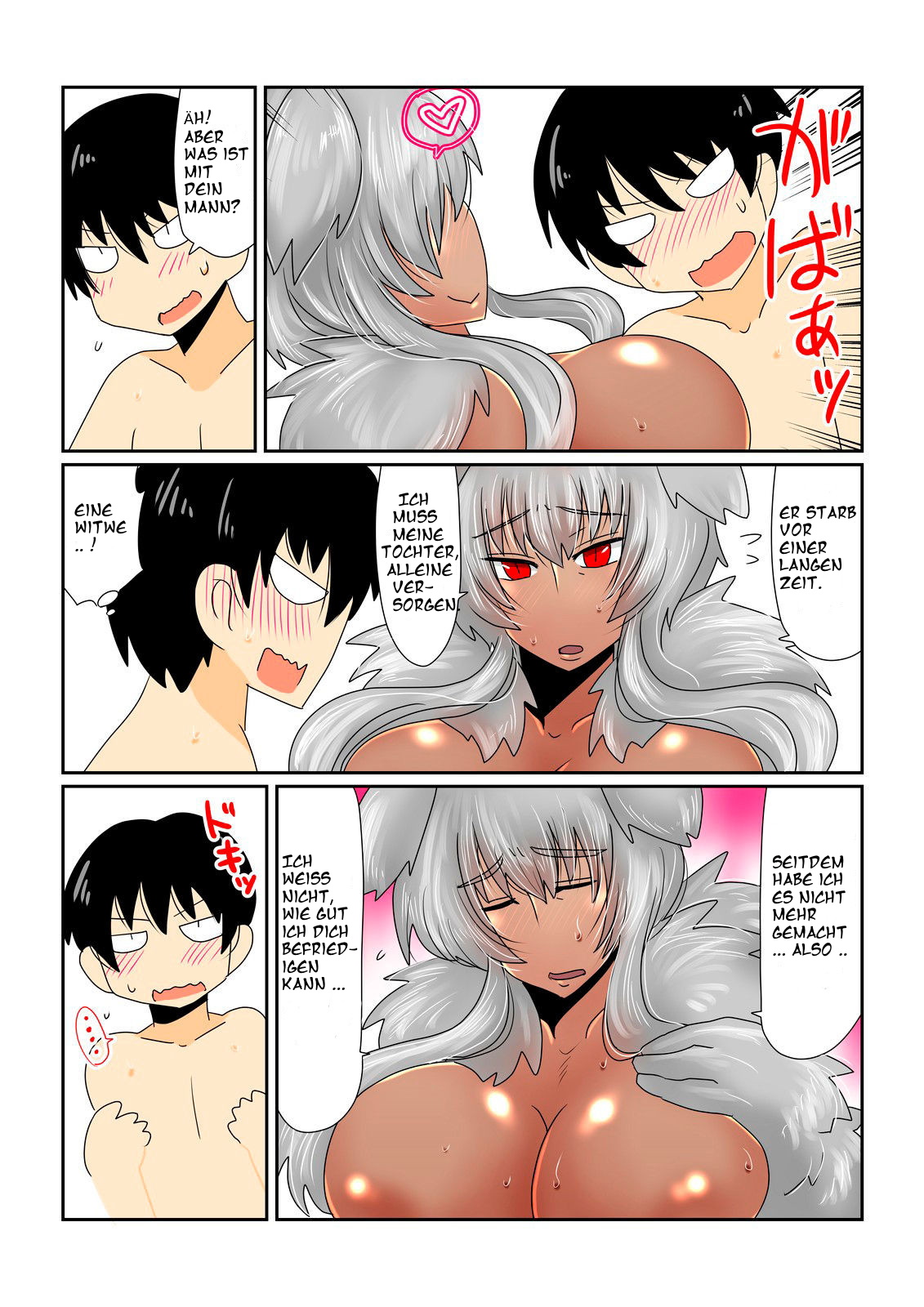 Game Over -Kasshoku Jinrou  Hen- | Game Over -Braune Mutter Wolf Edition page 4 full