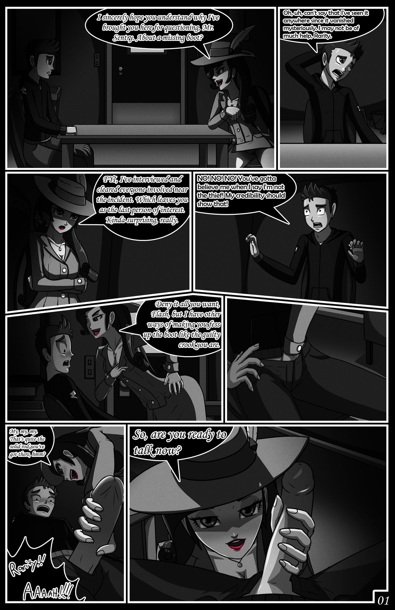 Rarity Investigates page 1 full