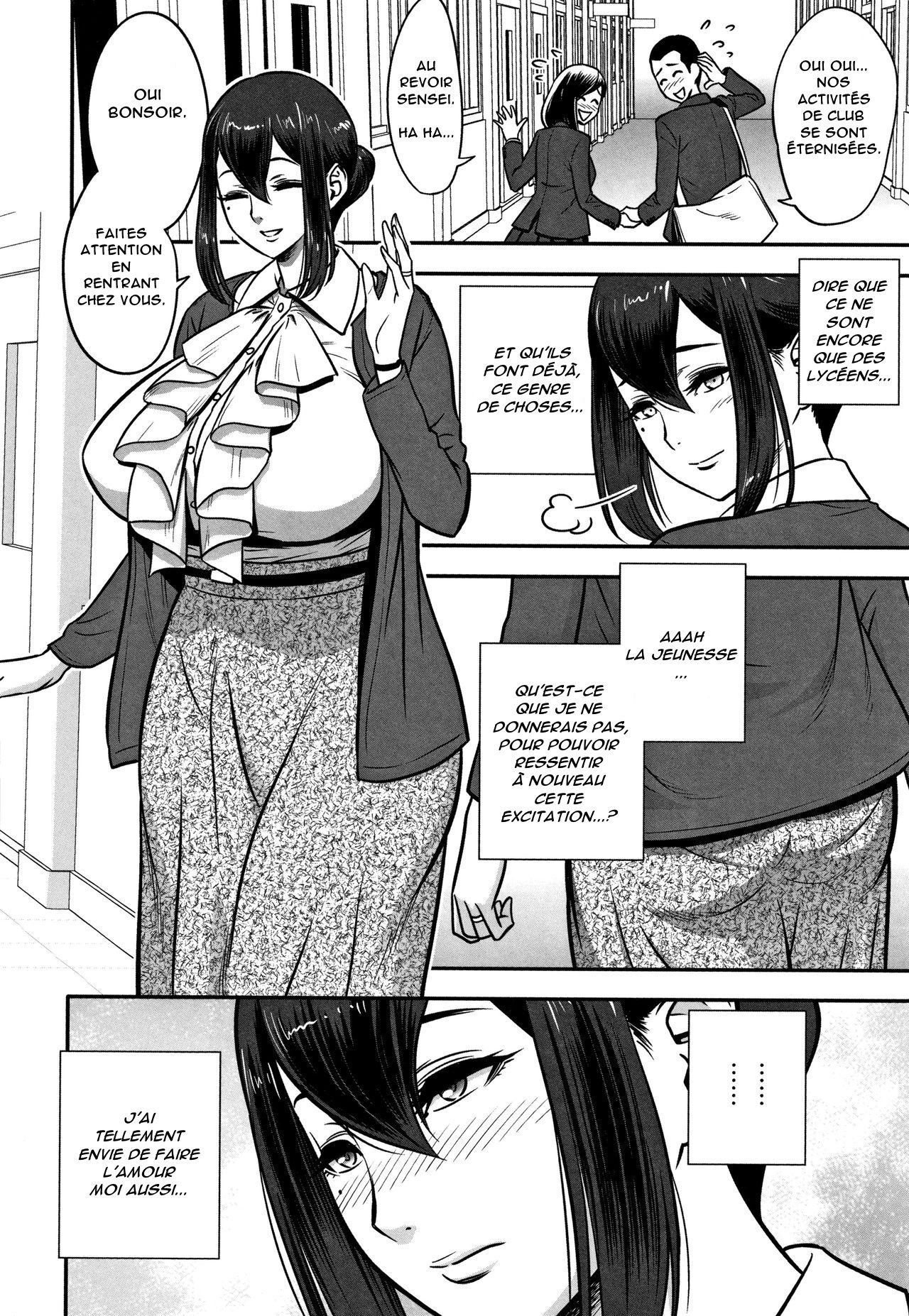 Dankon Sousai -Hitozuma Kyoushi ga Netorareru made no Kiroku- page 8 full