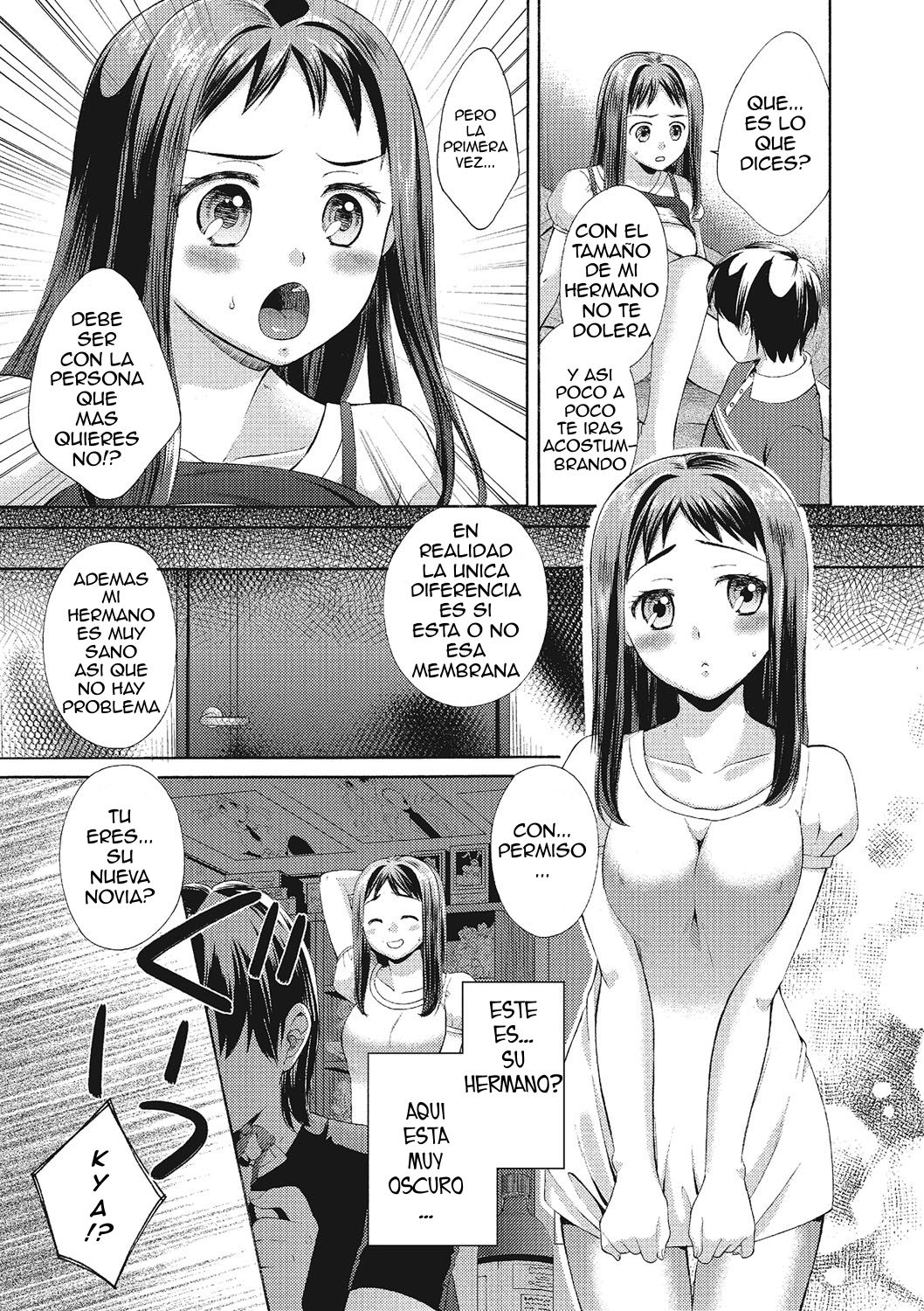 Door no Mukou ni wa!? -Aru Shoujo no Higeki?- | Mas alla de la puerta!? -La tragedia de una chica?- page 7 full
