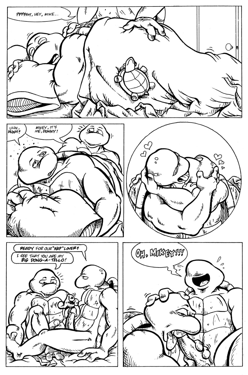 Teenage Mutant Ninja Turtles hentai comic page 4 full