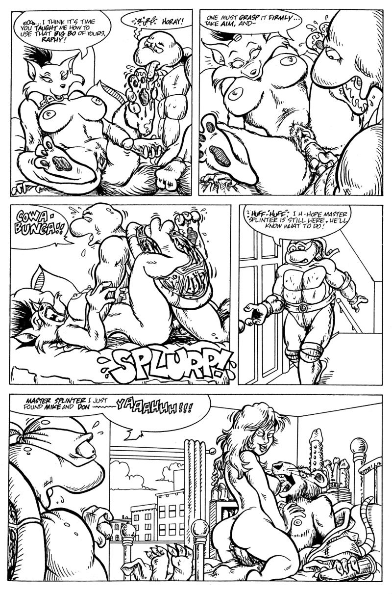 Teenage Mutant Ninja Turtles hentai comic page 6 full
