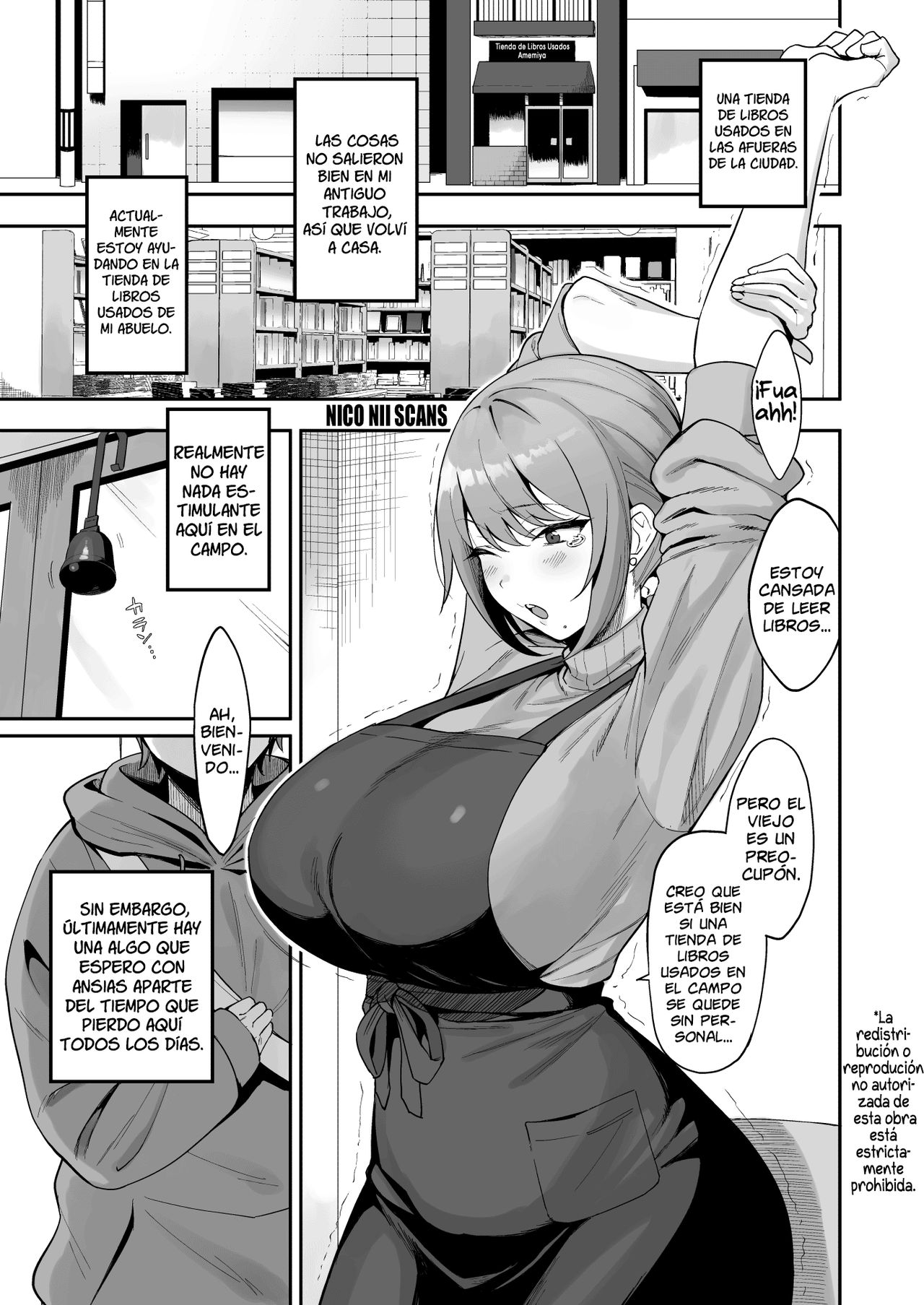 Furuhonya no Onee-san to | Con La Señorita De La Tienda de Libros Usados page 3 full