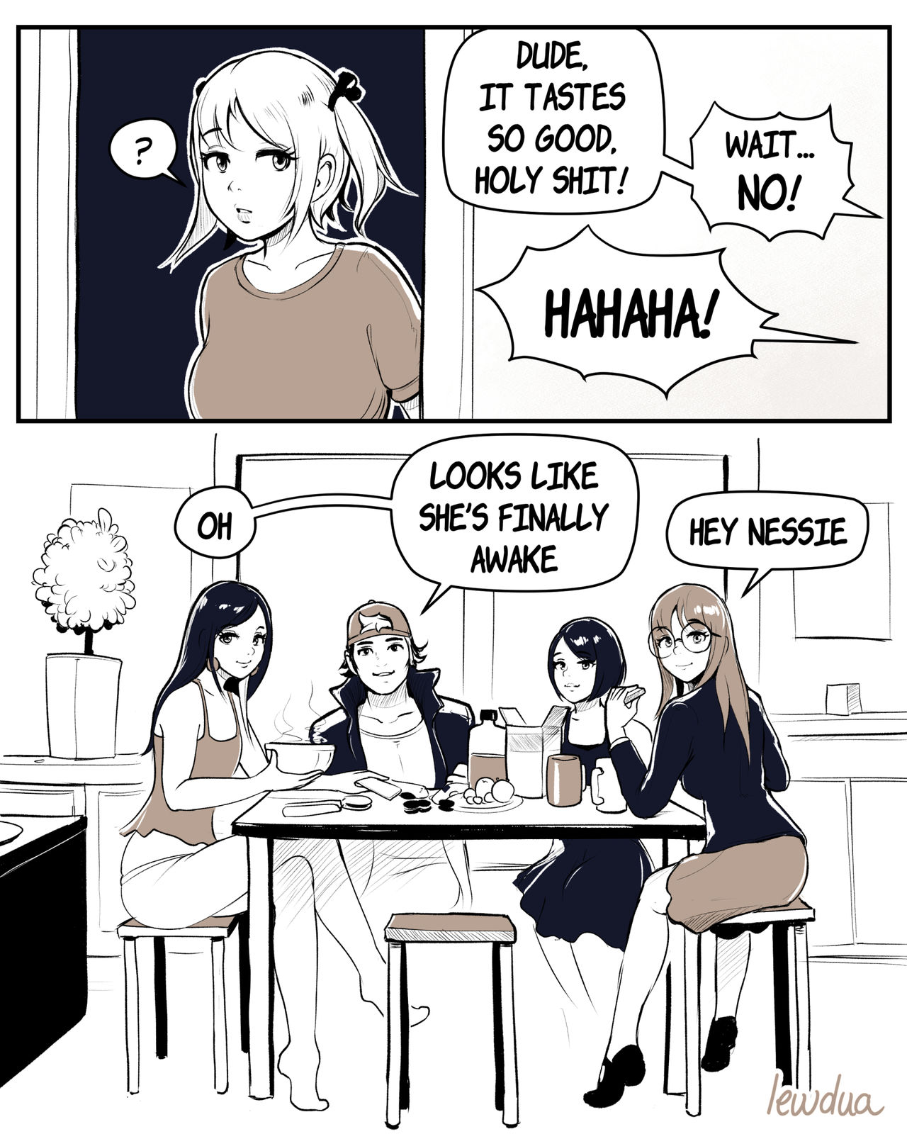 Nessie and Karen, Finally page 1 full