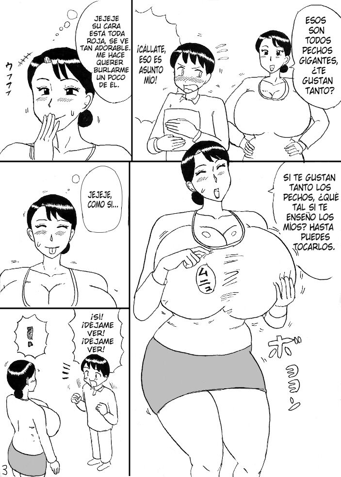 Bakunyuu Mama Manga | Las Grandes Tetas de Mamá El Comic page 3 full