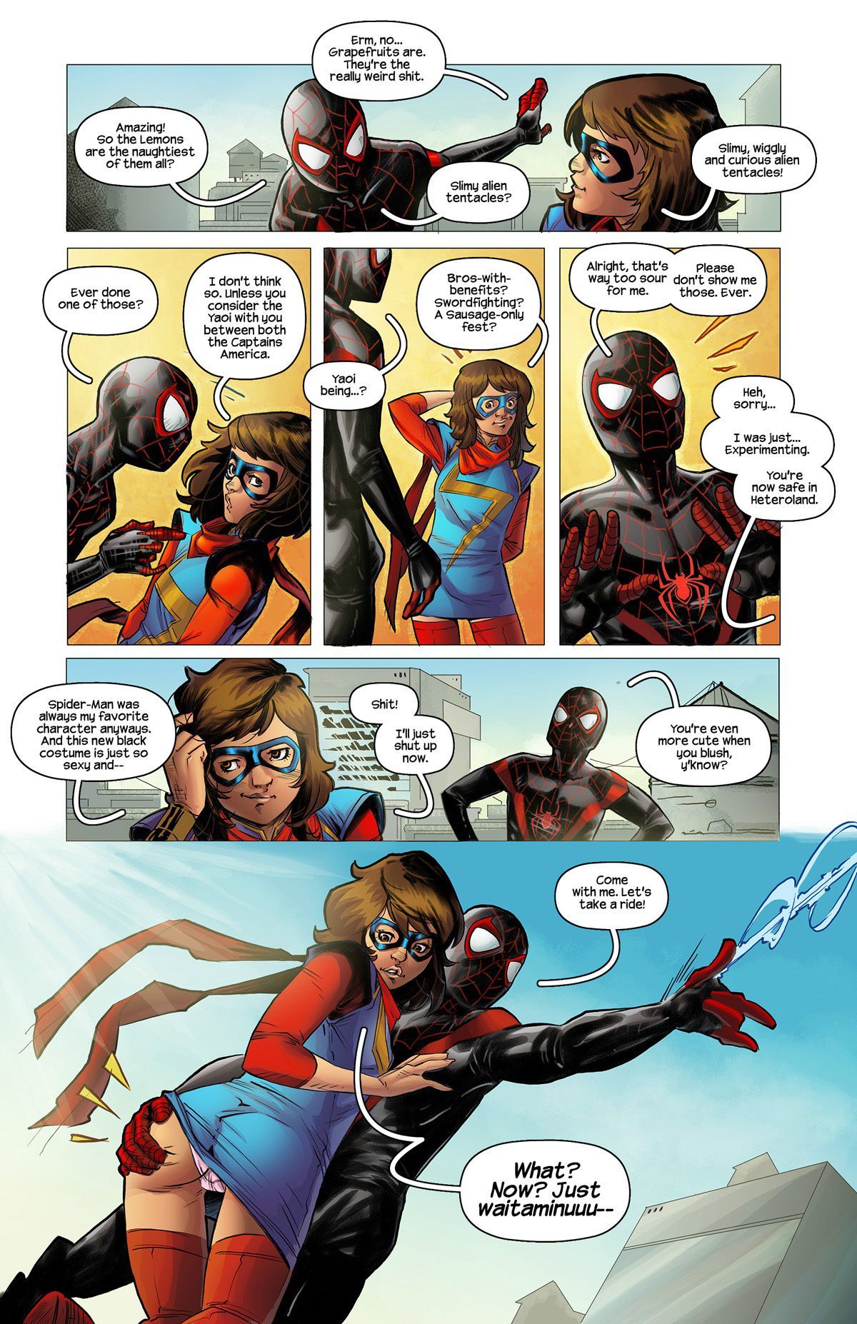 - Ms.Marvel/Spiderman 1 page 6 full