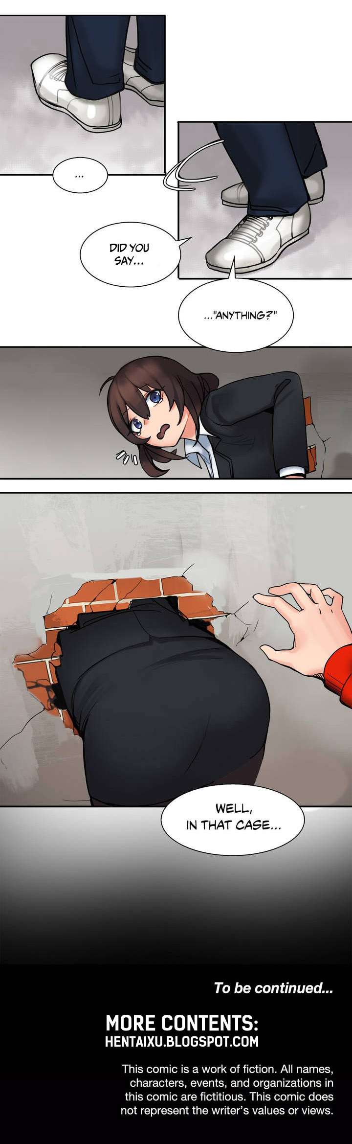 The Girl That Got Stuck in the Wall page 8 full