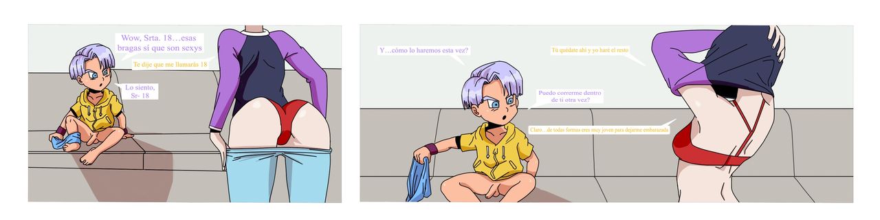 Trunks x Android 18 Parte 1 page 5 full