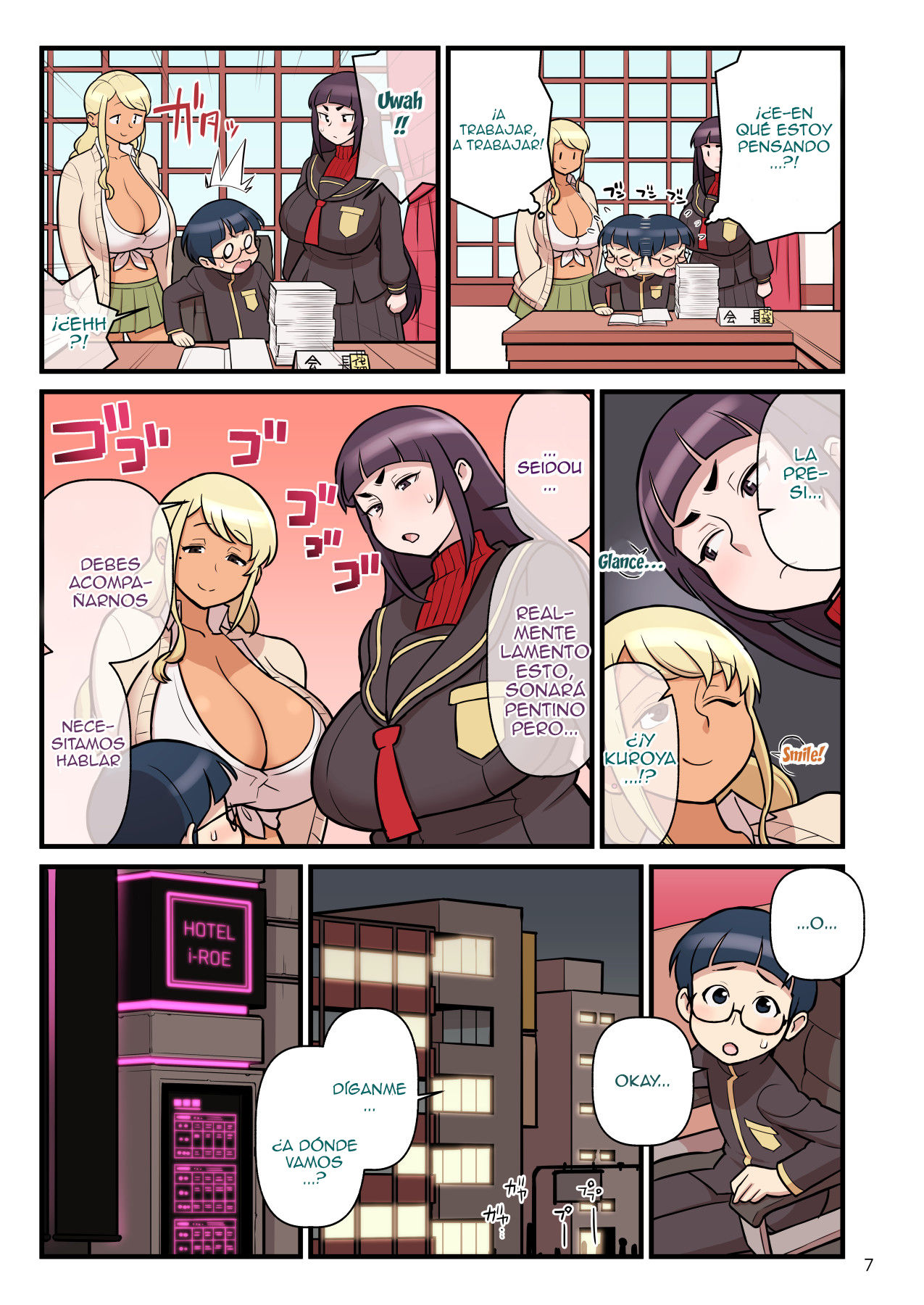 Kuro Gal VS Fuuki Iin - Black Gal VS Prefect 2 page 9 full