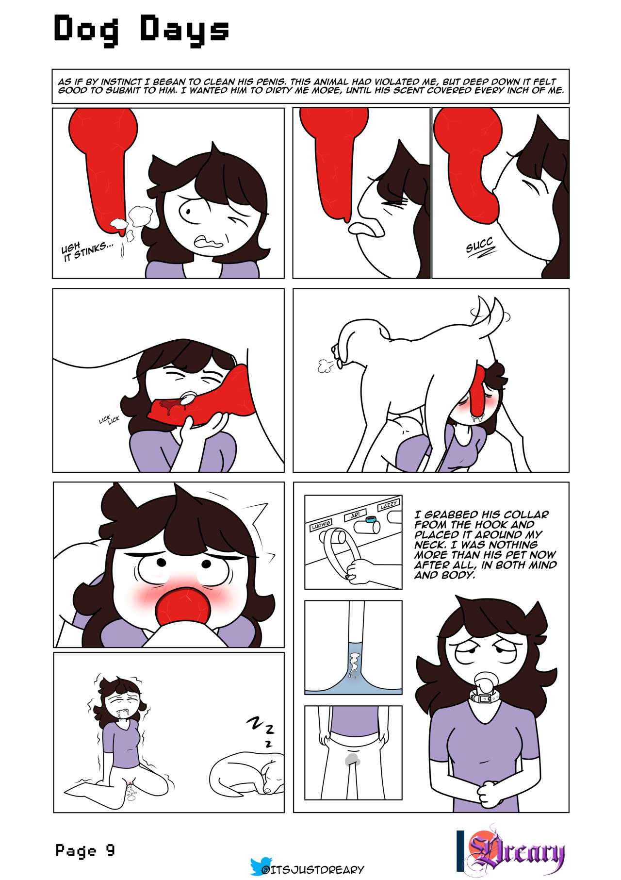 Dog Days comic + Double Dog Dare page 9 full