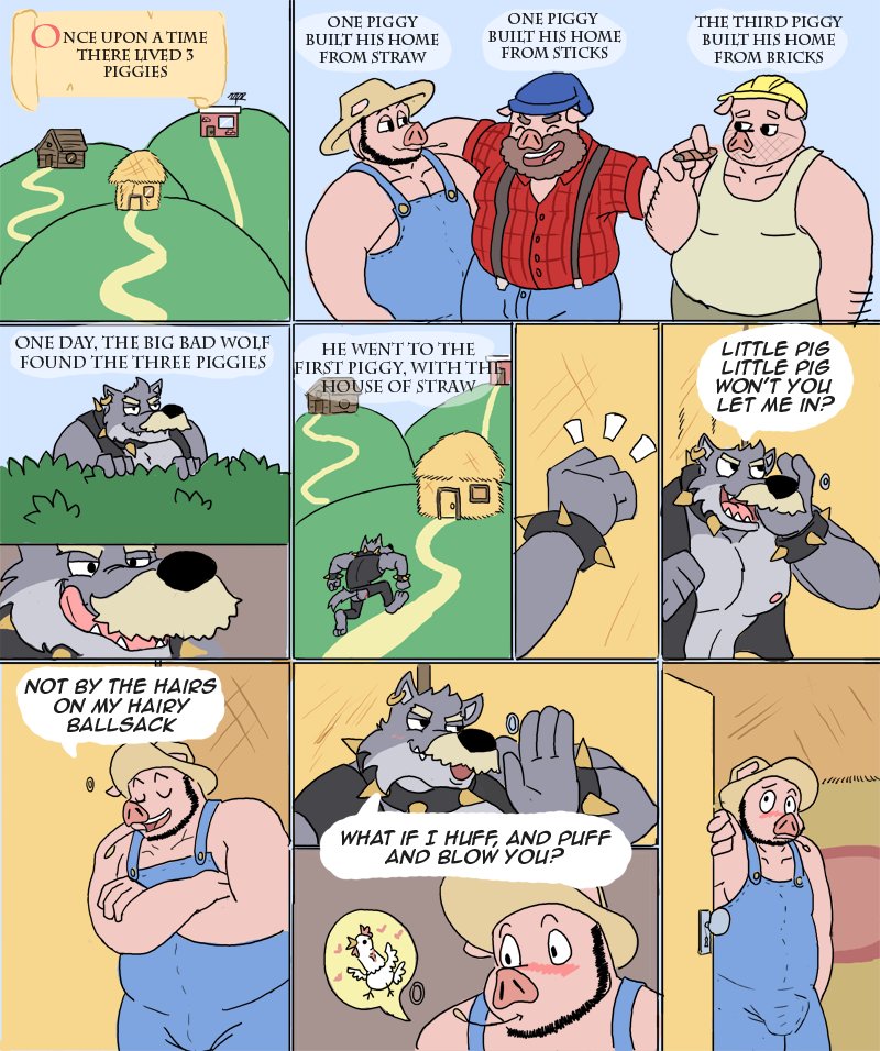 Three little pigs page 1 full