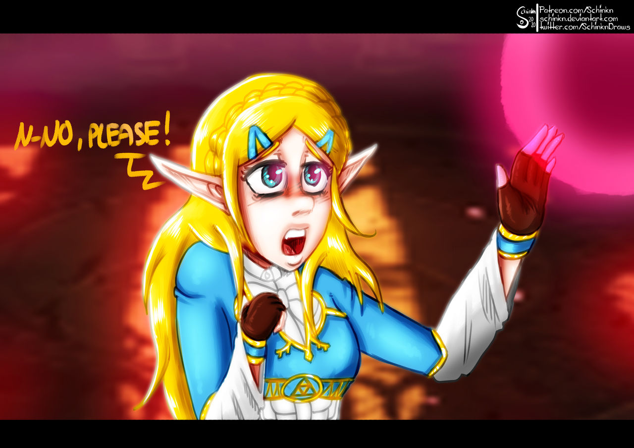 Zelda Getting Corrupted by Ganon page 1 full