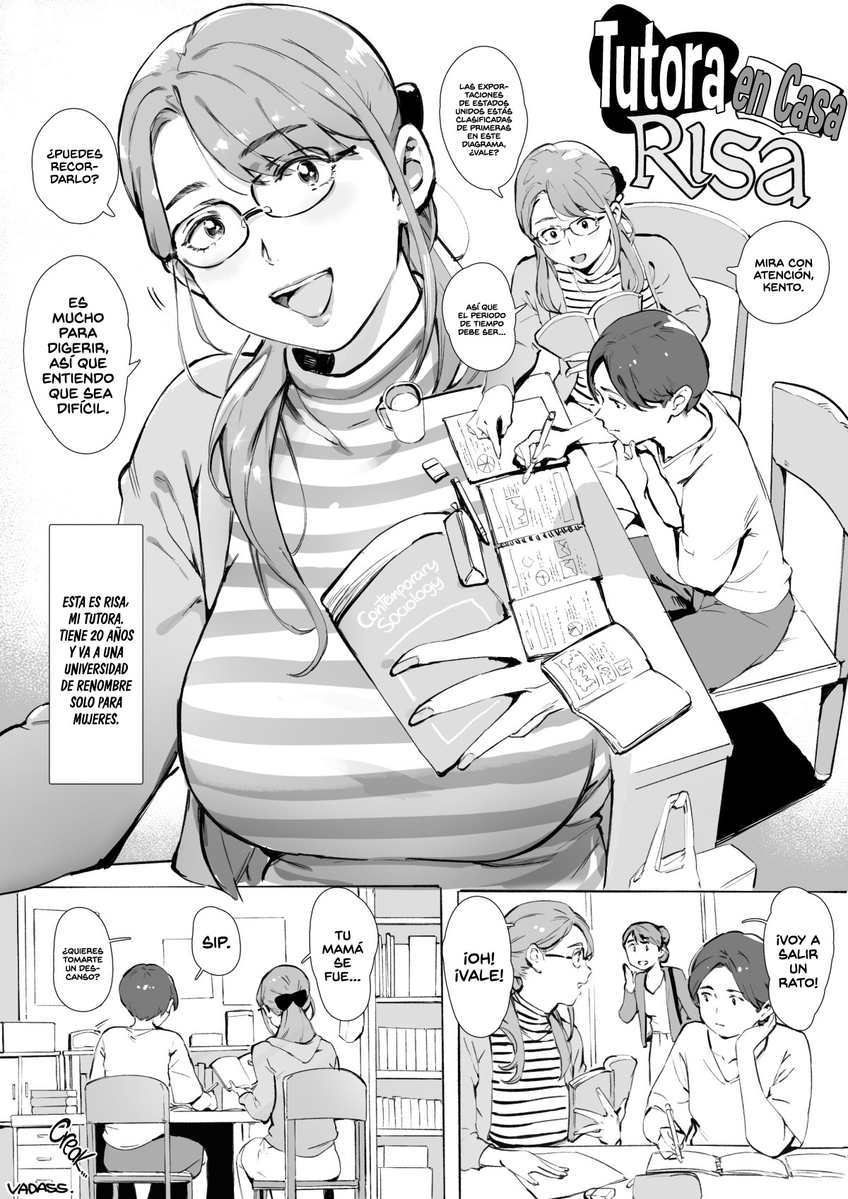 Home Tutor Risa | Tutora en casa Risa - Page 1 - IMHentai