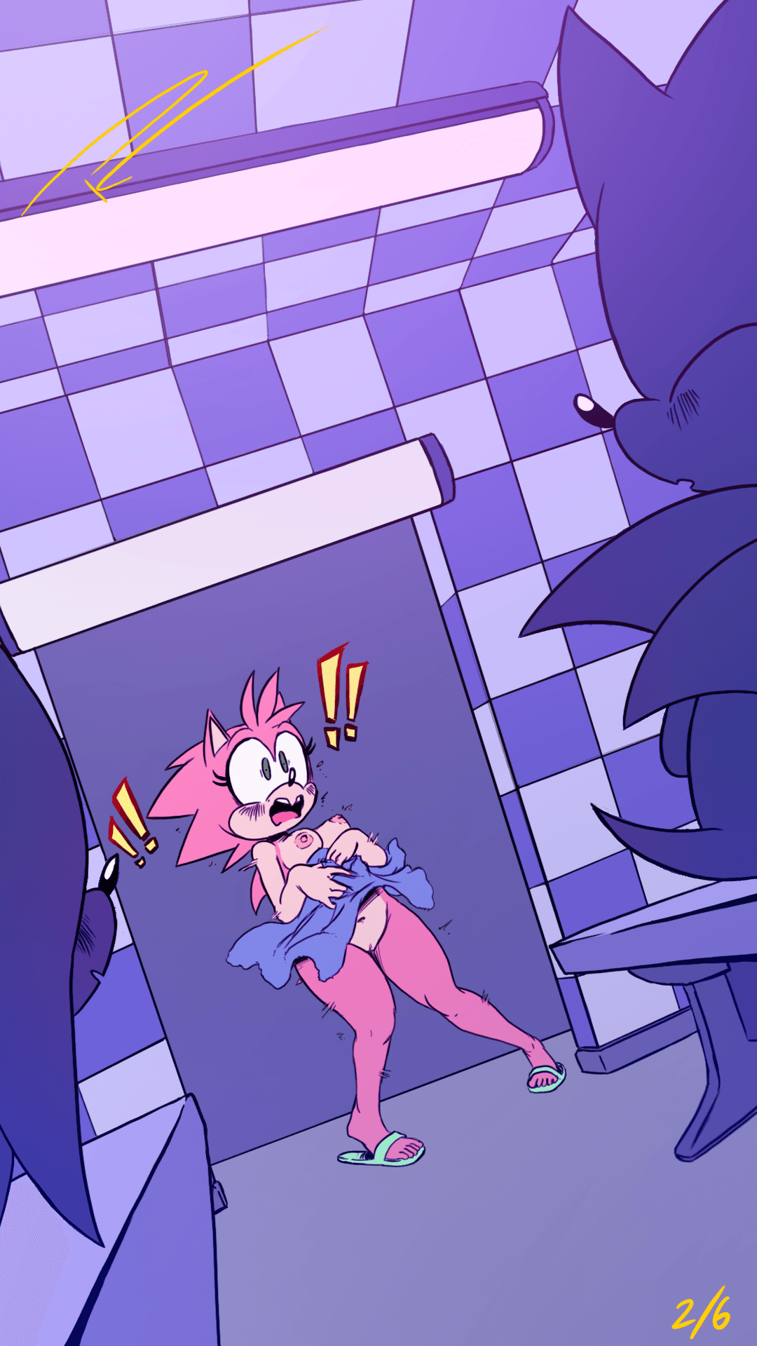 Amy in the Boys' Locker Room page 2 full