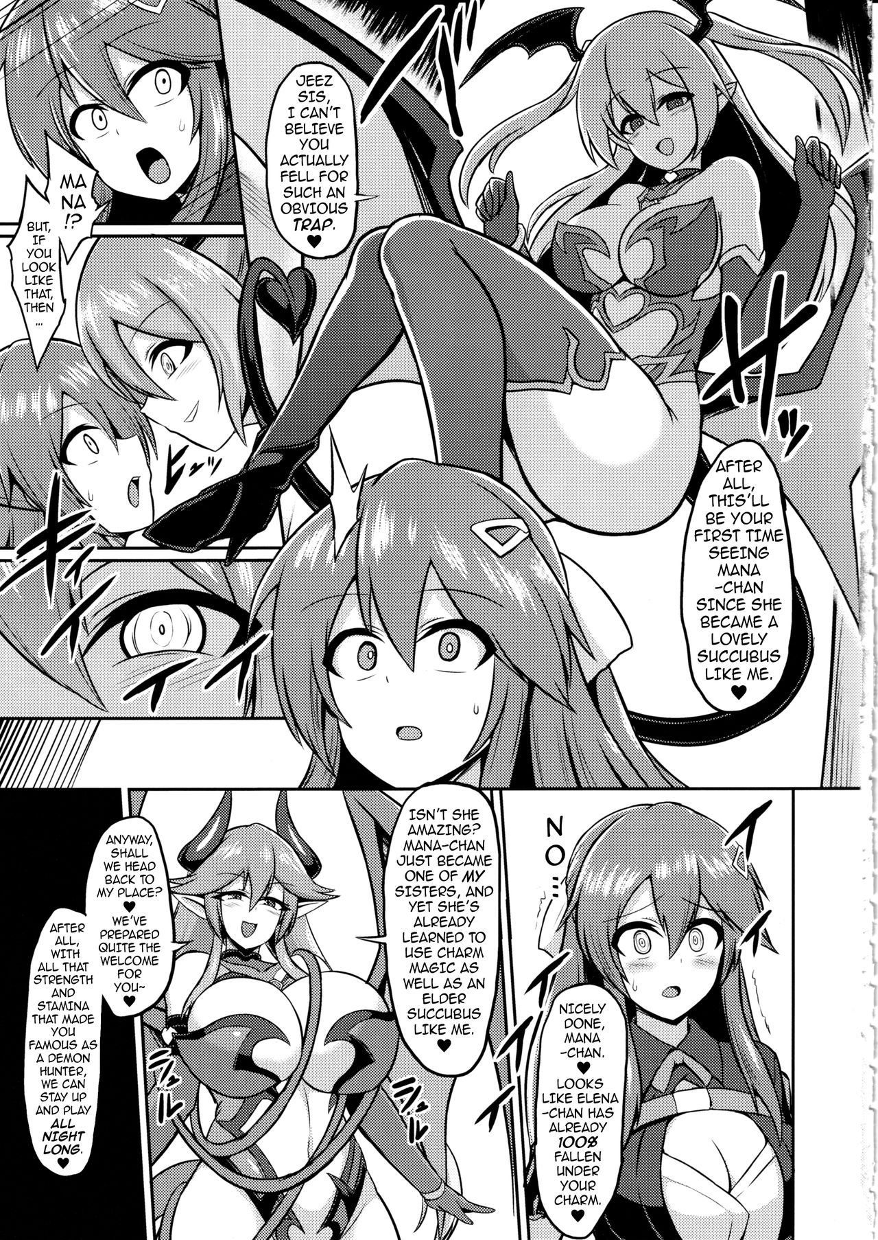 Les Inma no Inmon Kairaku Choukyou 2 | A Lesbian Succubus’s Lust Crest Pleasure Training 2 page 4 full